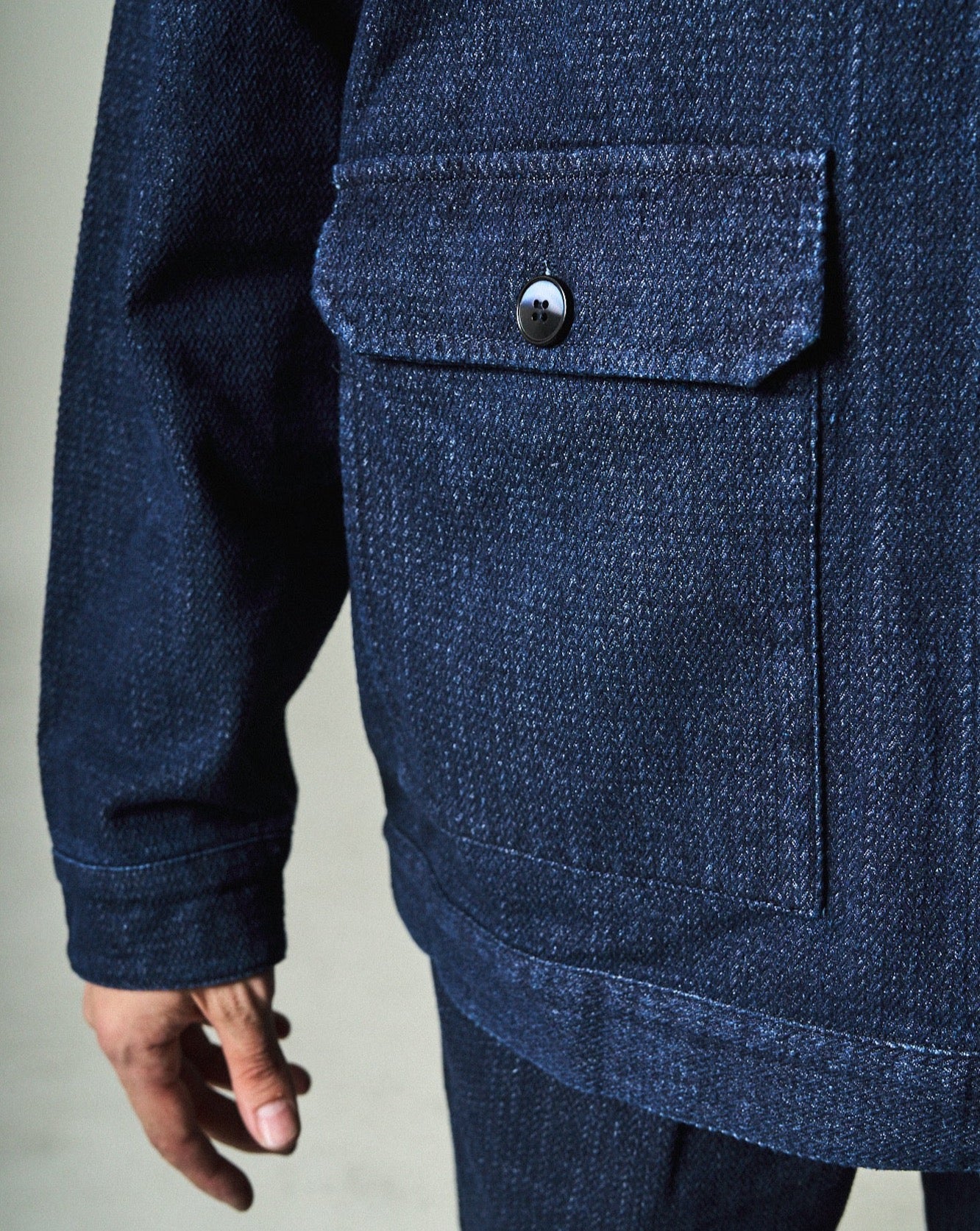 12oz Herringbone Denim Chore Coat - Full House Denim & Workshop