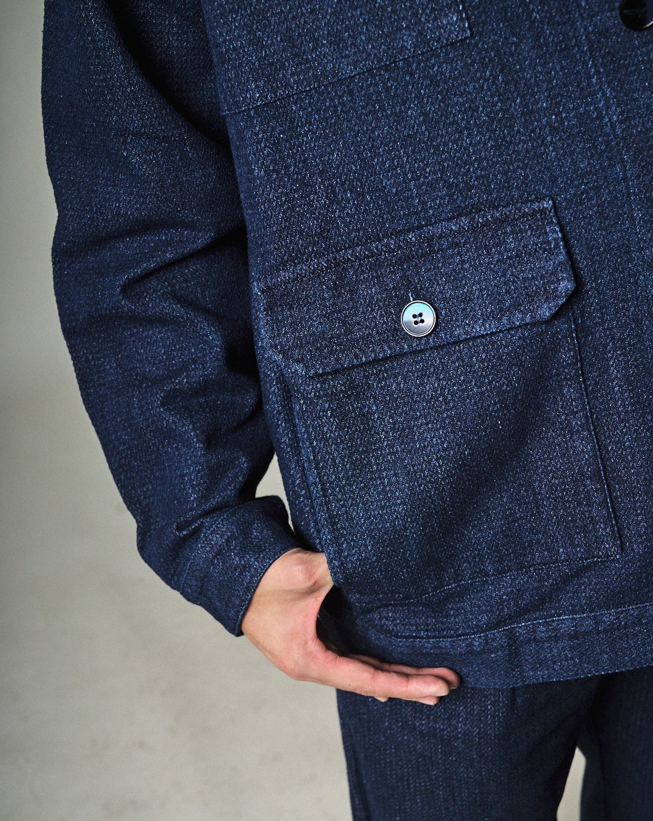 12oz Herringbone Denim Chore Coat - Full House Denim & Workshop