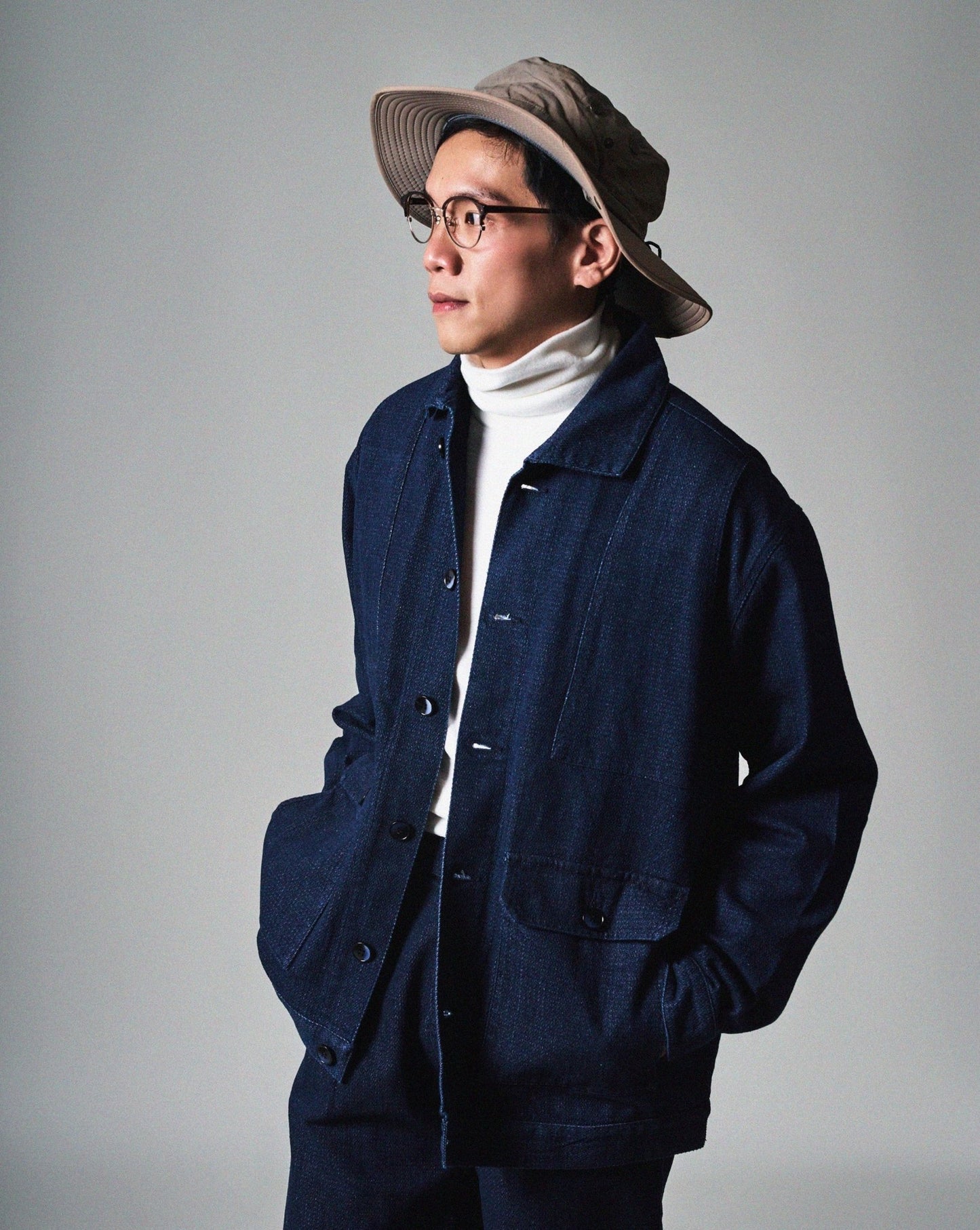 12oz Herringbone Denim Chore Coat - Full House Denim & Workshop