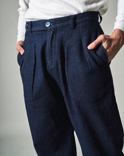 12oz Herringbone Denim Loose Fit Jeans - Full House Denim & Workshop