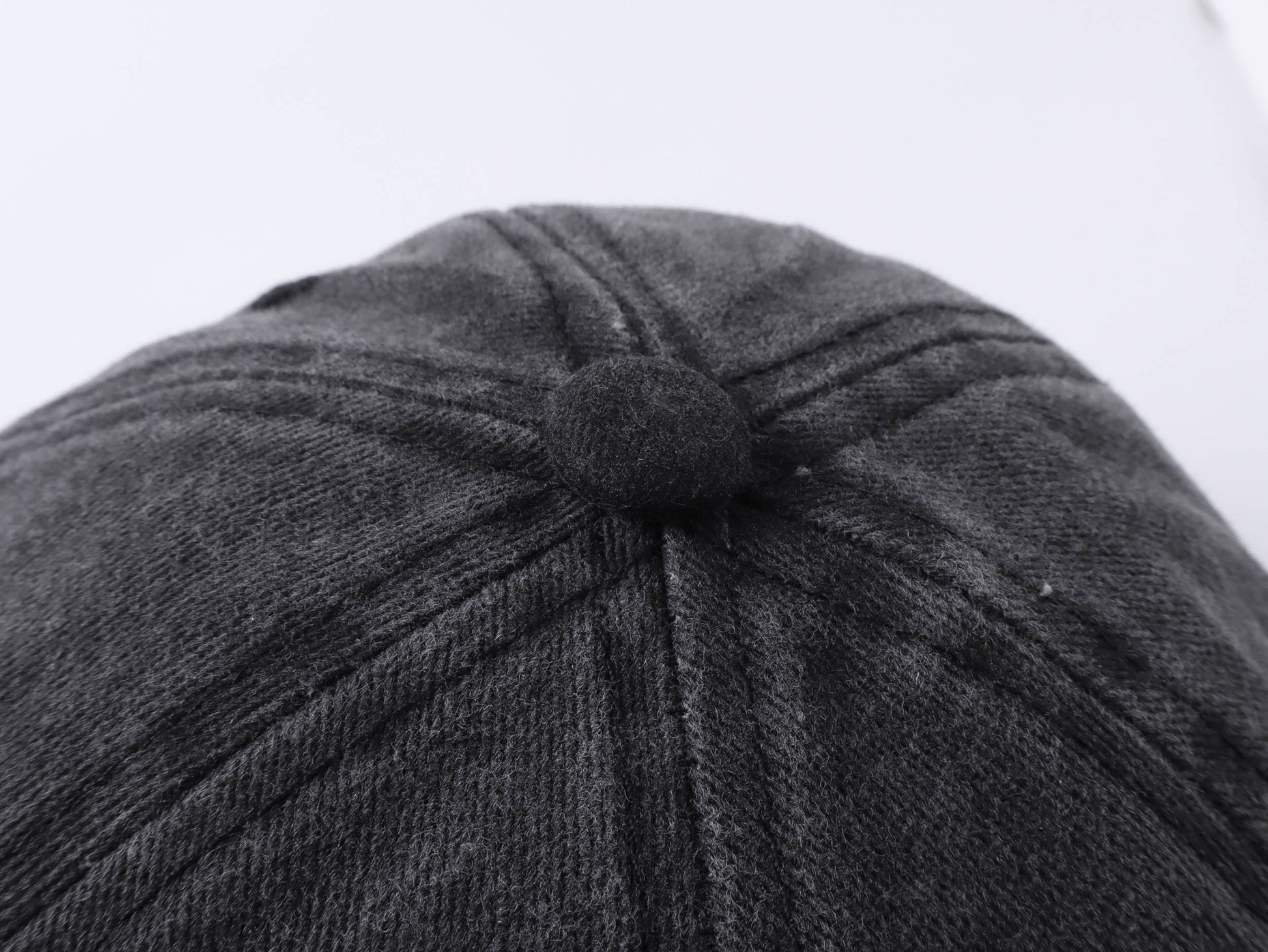 【Black】Full - Embroidery Stone Washed Cap - Full House Denim & Workshop