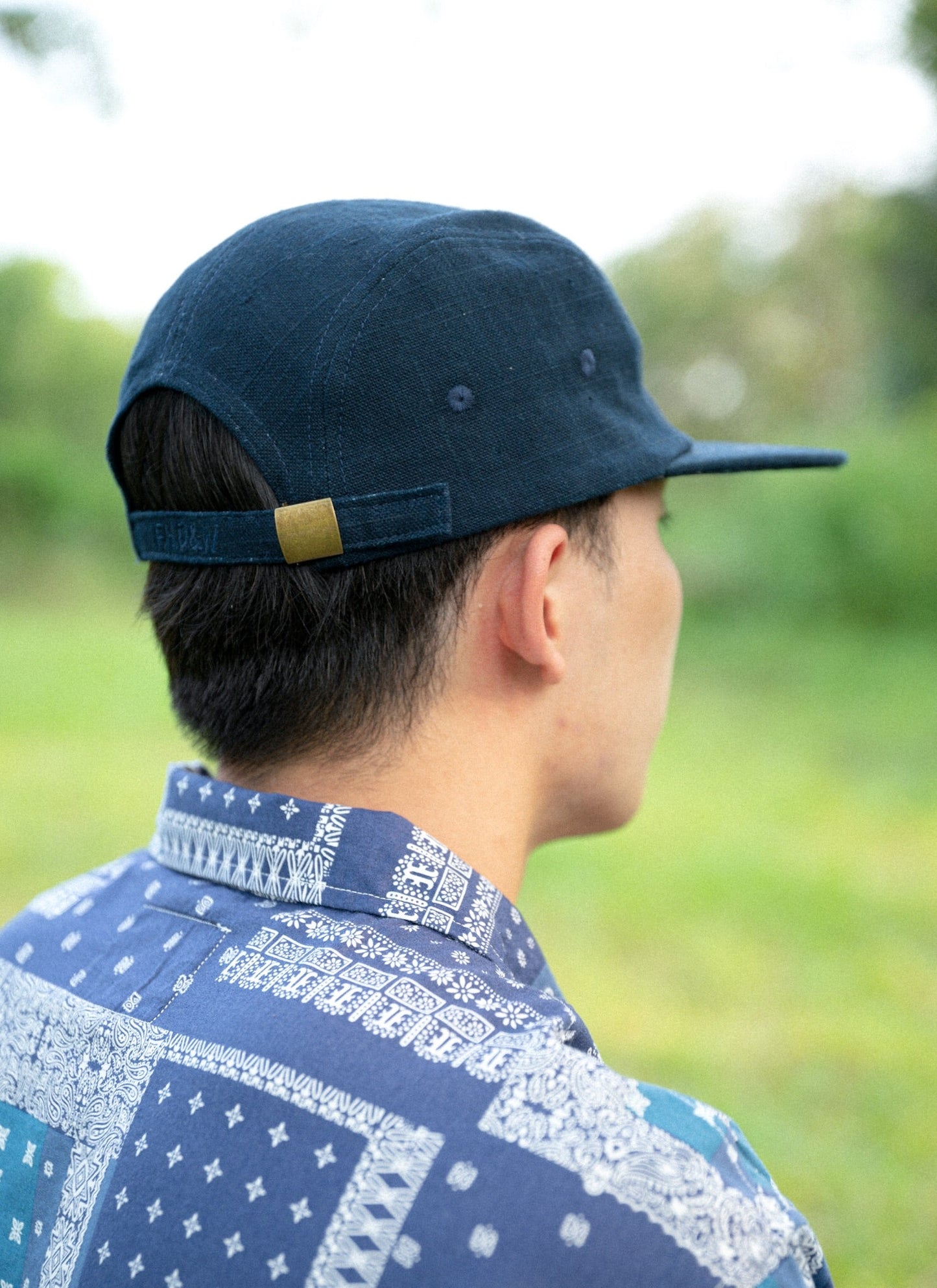 Deep Indigo 5 Panel Cap 深藍染五片帽 - Full House Denim & Workshop