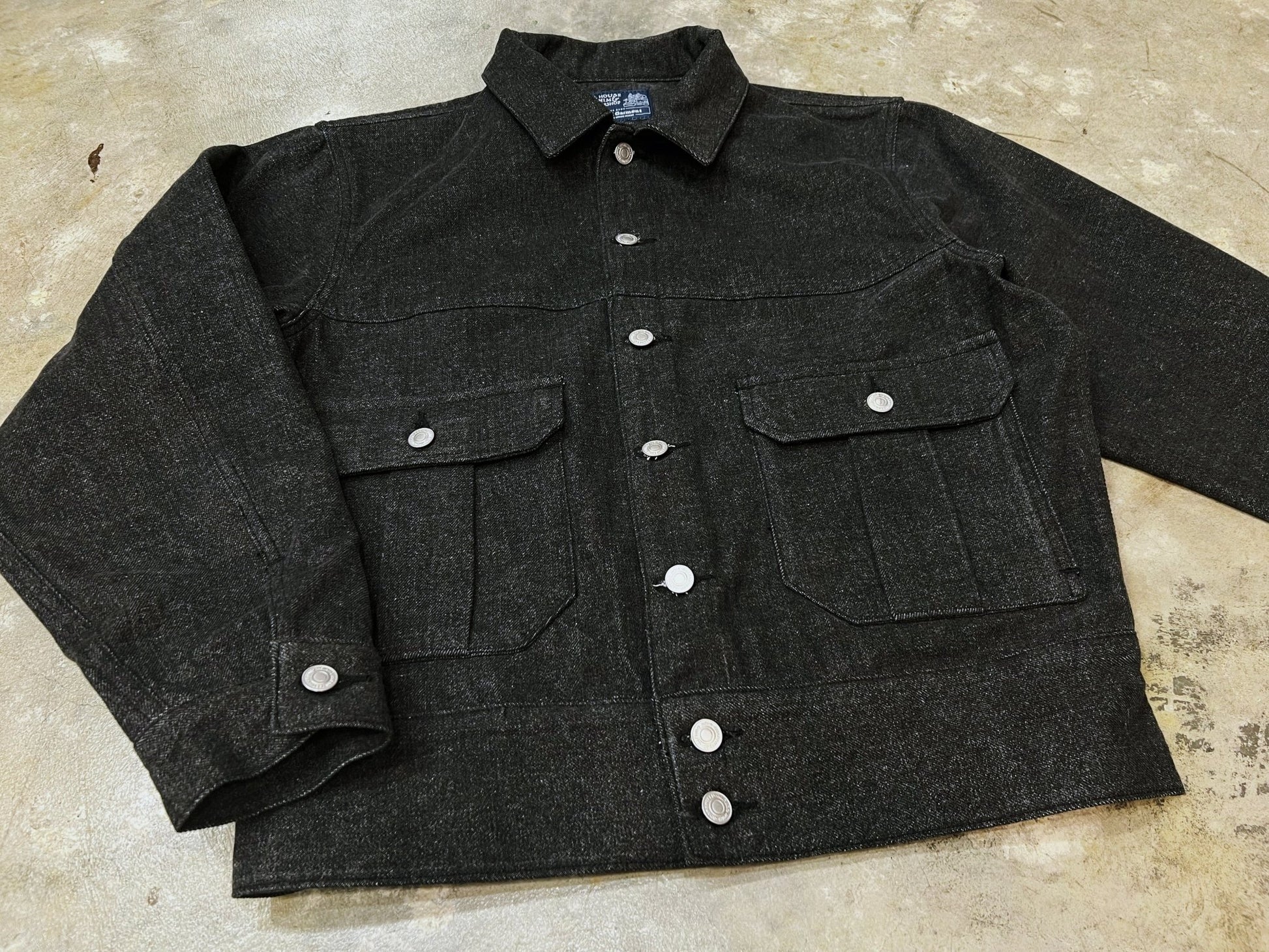 【快閃商品】Double Lower Pocket Loose Denim JKT - Full House Denim & Workshop