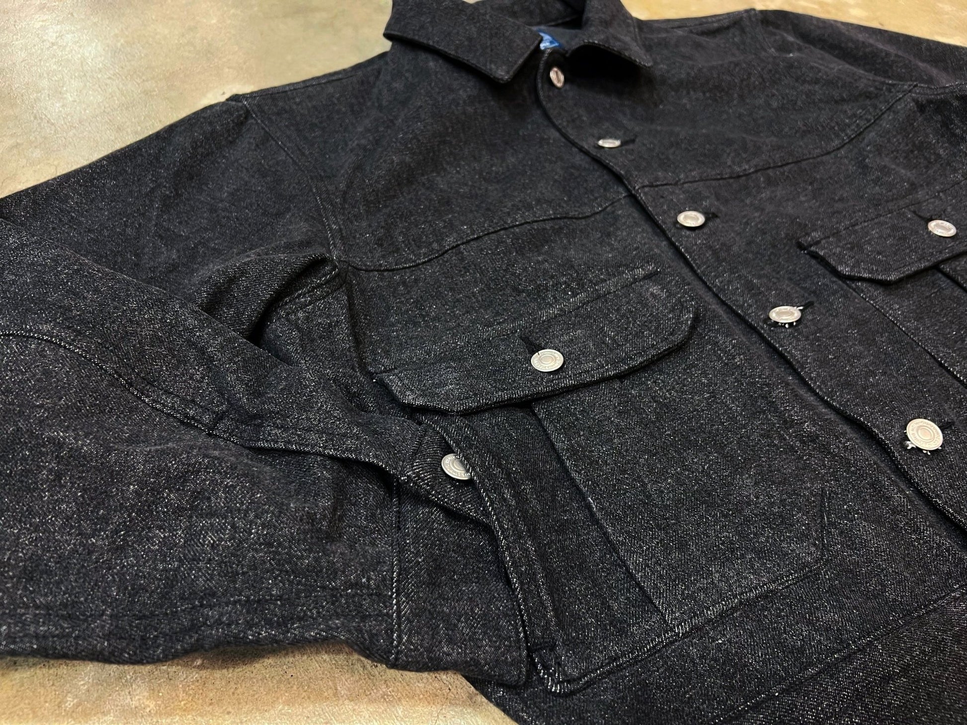 【快閃商品】Double Lower Pocket Loose Denim JKT - Full House Denim & Workshop