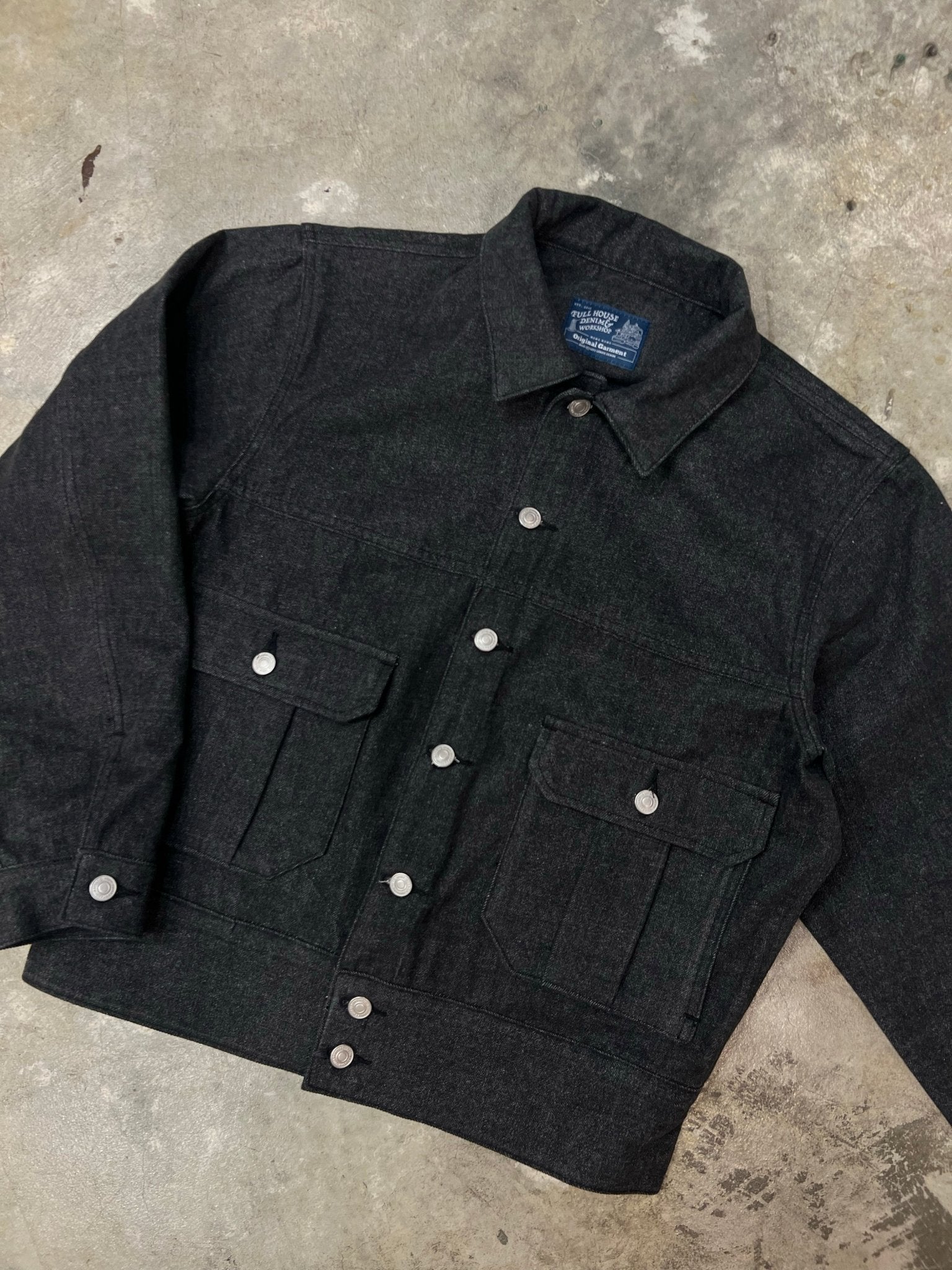 【快閃商品】Double Lower Pocket Loose Denim JKT - Full House Denim & Workshop