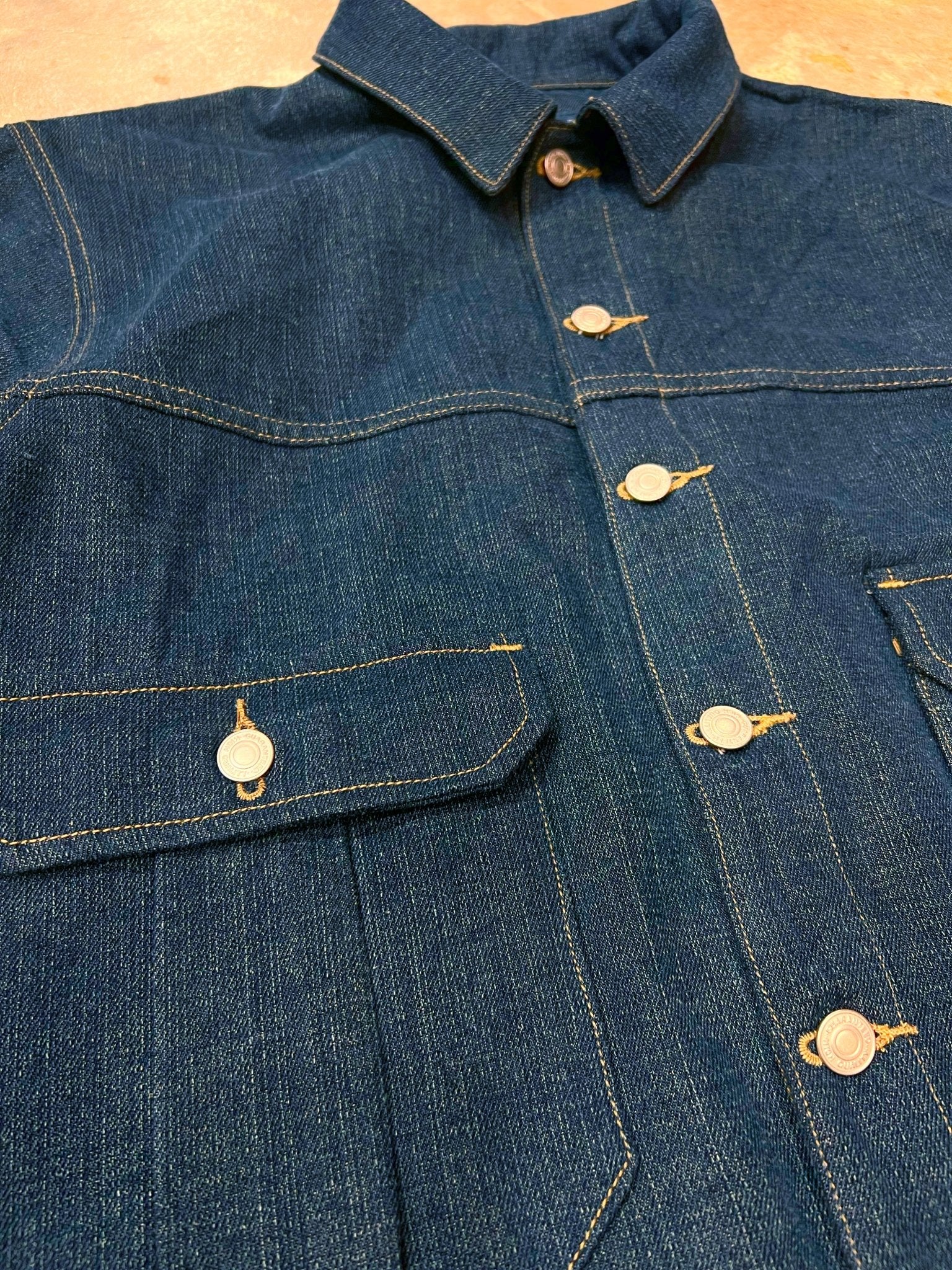 【快閃商品】Double Lower Pocket Loose Denim JKT - Full House Denim & Workshop