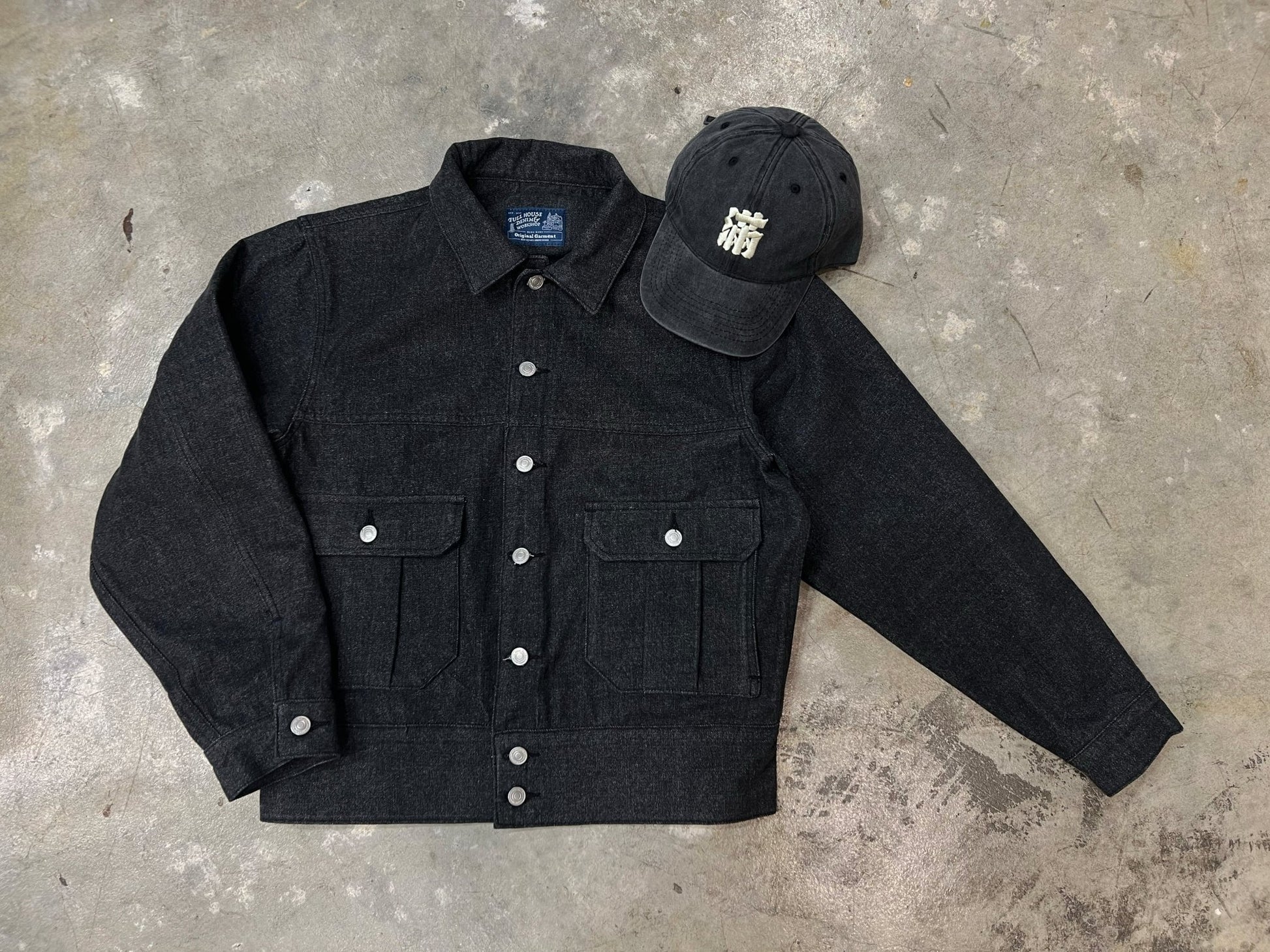 【快閃商品】Double Lower Pocket Loose Denim JKT - Full House Denim & Workshop