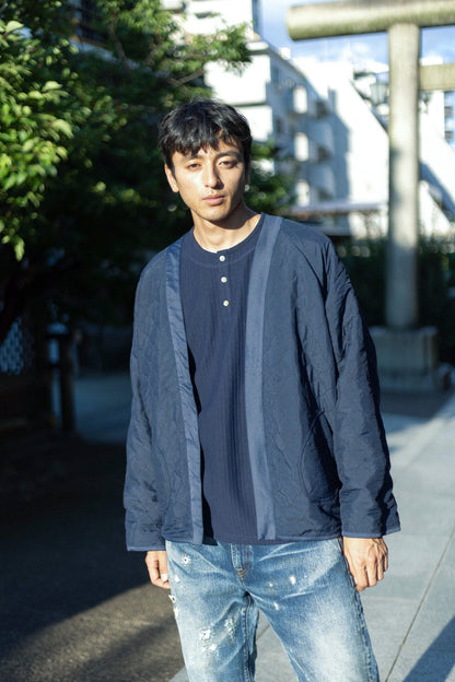 雙面すもう兎 Embroidery Reversible Kimono - Full House Denim & Workshop