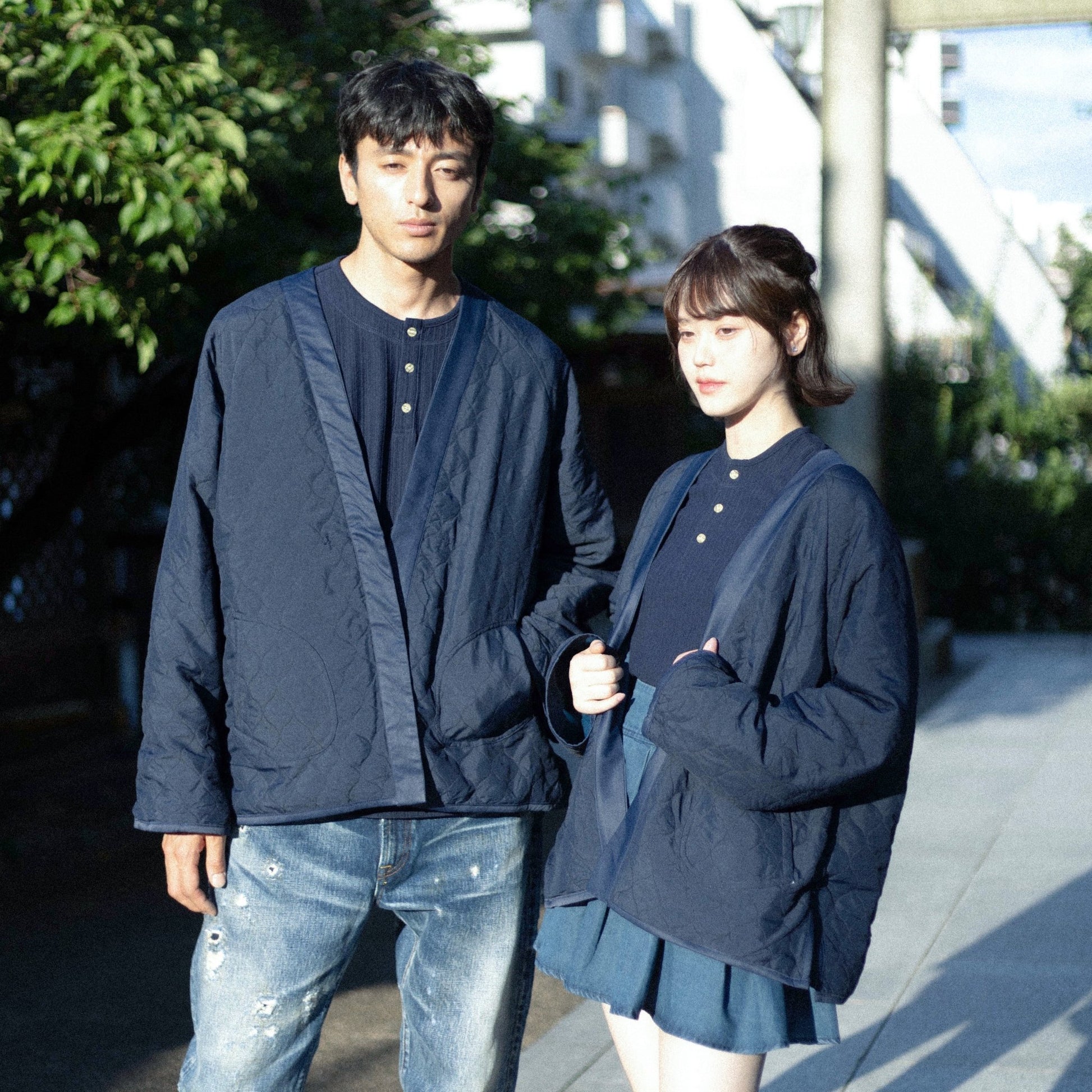 雙面すもう兎 Embroidery Reversible Kimono - Full House Denim & Workshop