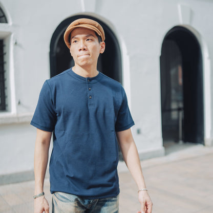 Extreme Soft Cotton Henley T-Shirt 高密柔軟棉亨利領T-Shirt【男版標準款】 - Full House Denim & Workshop