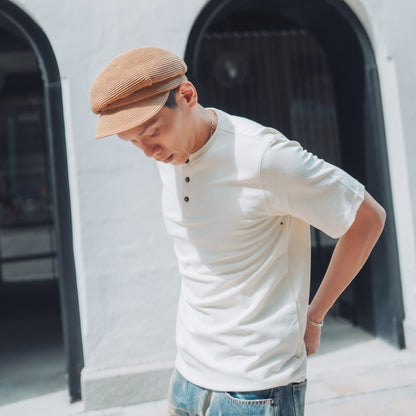 Extreme Soft Cotton Henley T-Shirt 高密柔軟棉亨利領T-Shirt【男版標準款】 - Full House Denim & Workshop