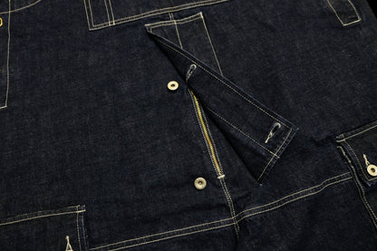 GD01 Denim Naval Dungaree - Full House Denim & Workshop