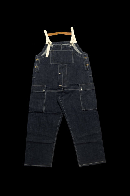 GD01 Denim Naval Dungaree - Full House Denim & Workshop