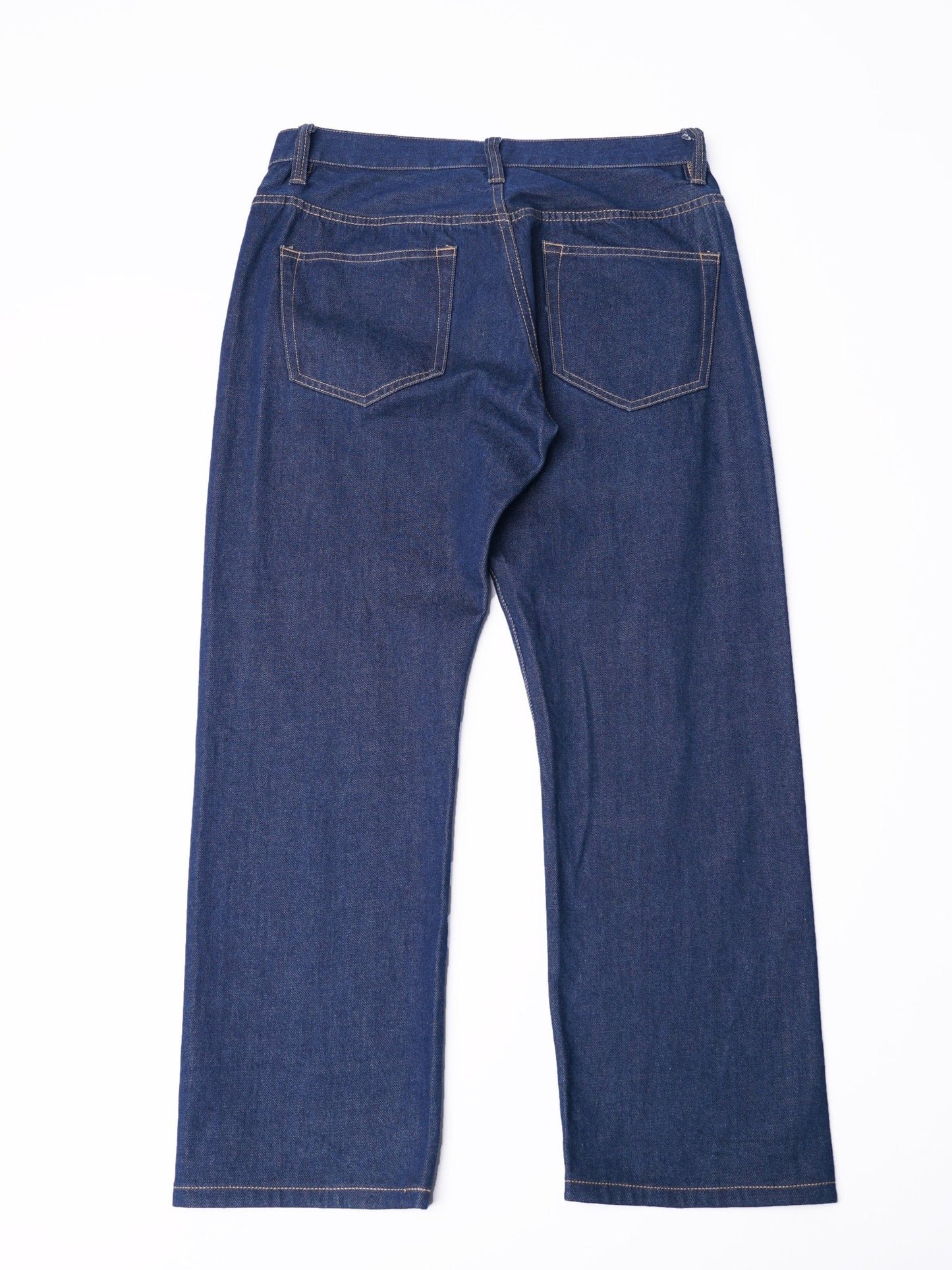 【訂製】H07 Indigo High - Rise 14oz. Straight Cut Jeans - Full House Denim & Workshop