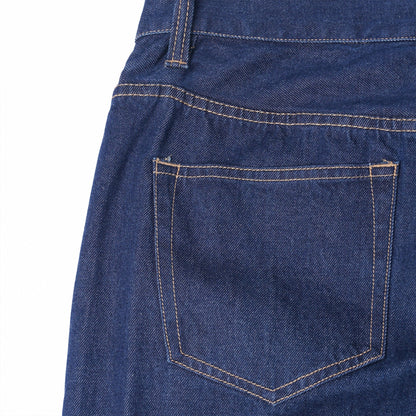 【訂製】H07 Indigo High - Rise 14oz. Straight Cut Jeans - Full House Denim & Workshop