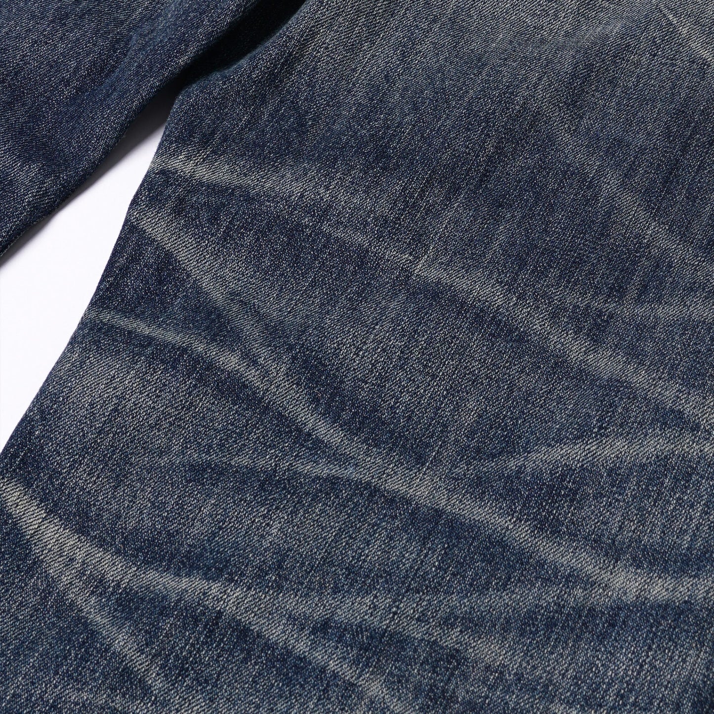 【訂製】HG01 16oz. Damaged Crush Straight Cut Jeans - Full House Denim & Workshop