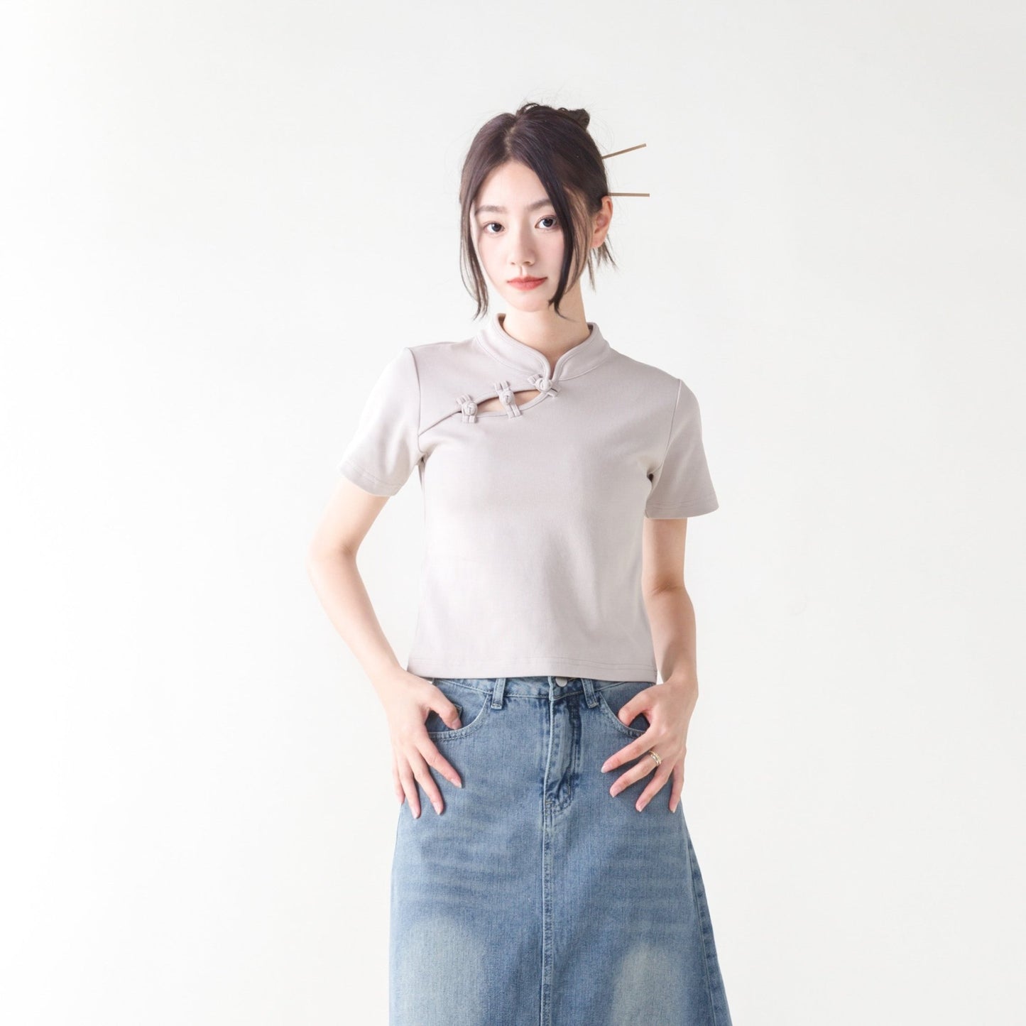 KF Slim Fit Crop Tee - Full House Denim & Workshop