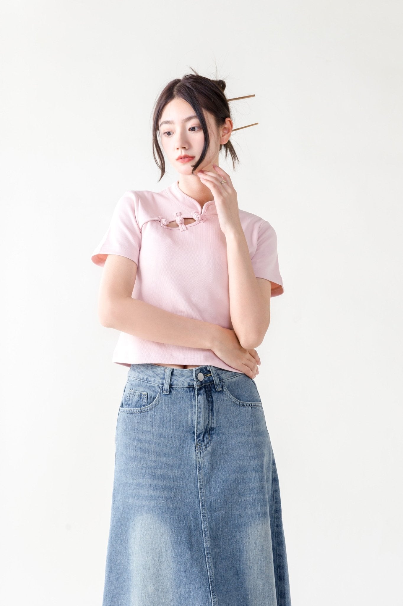 KF Slim Fit Crop Tee - Full House Denim & Workshop