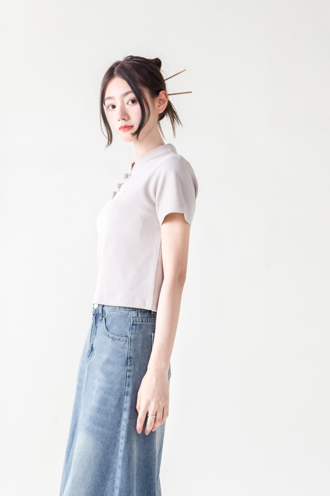 KF Slim Fit Crop Tee - Full House Denim & Workshop