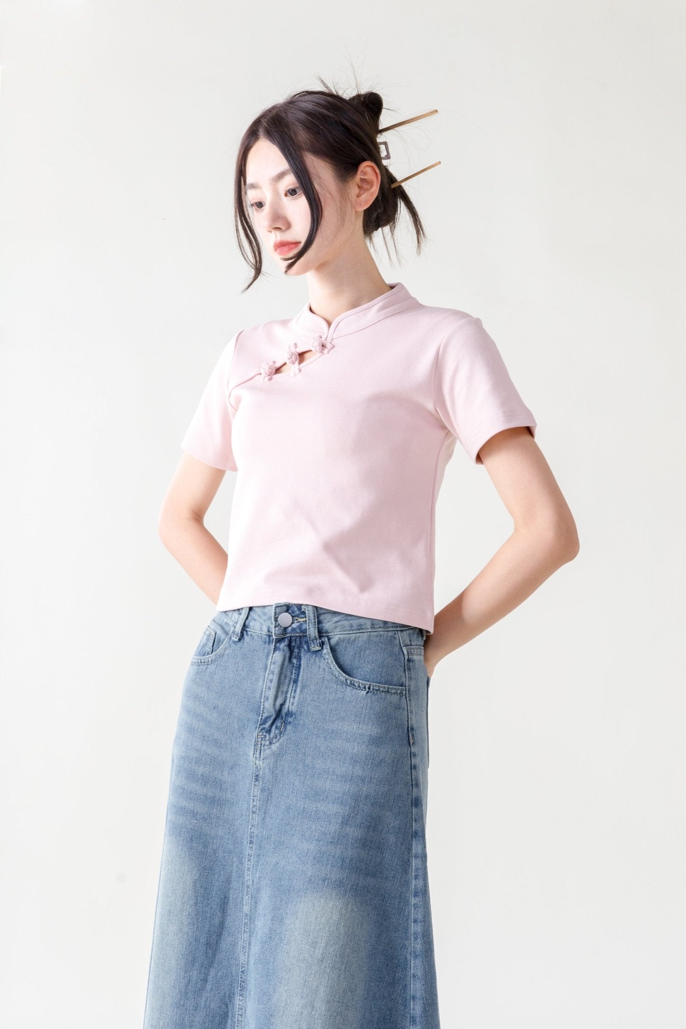 KF Slim Fit Crop Tee - Full House Denim & Workshop