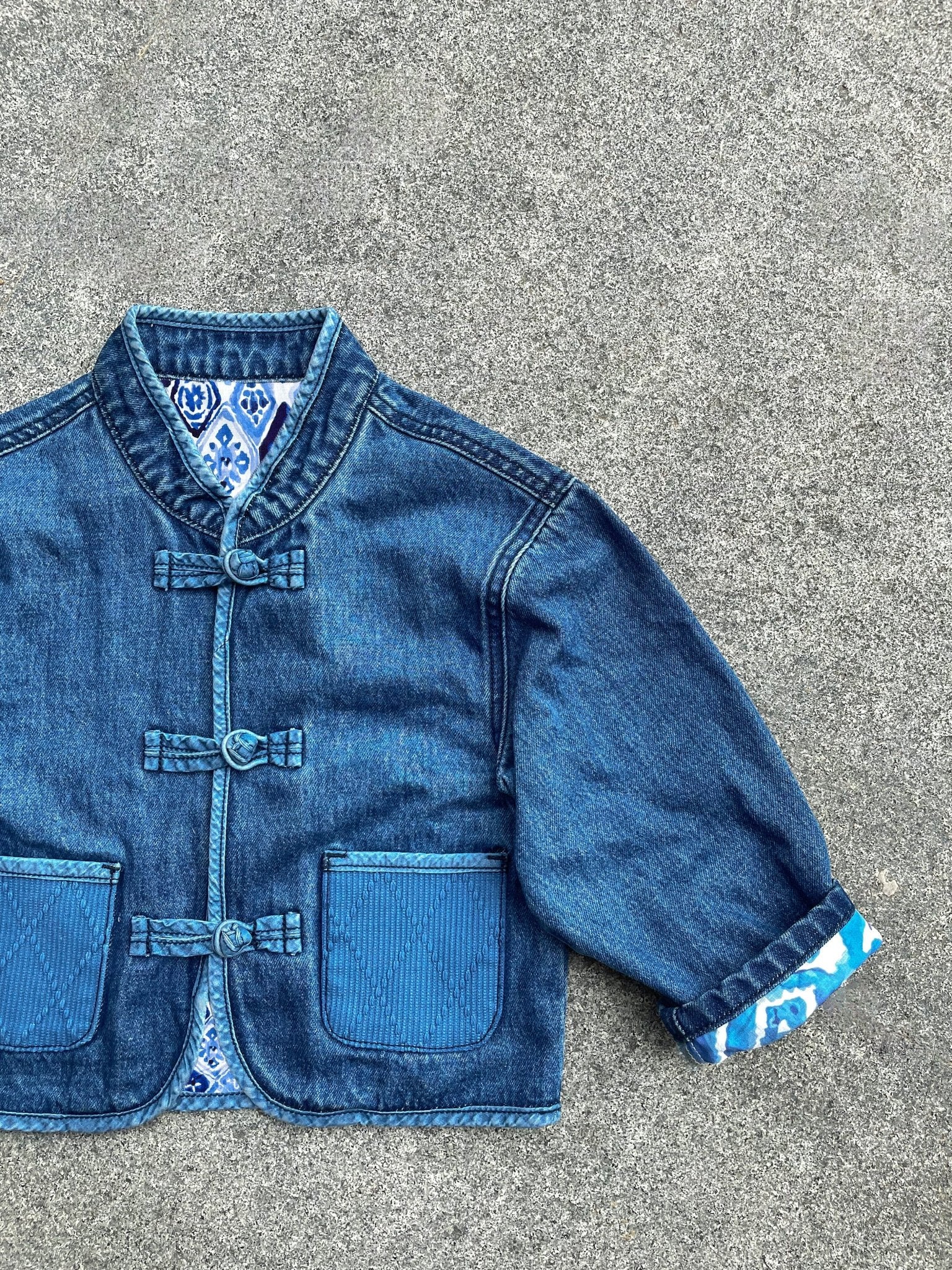 小童款【KIDS】Washed Indigo Kendo KF Jacket - Full House Denim & Workshop