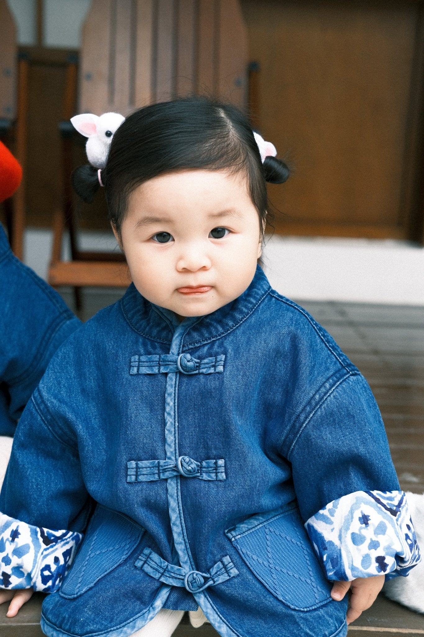 小童款【KIDS】Washed Indigo Kendo KF Jacket - Full House Denim & Workshop