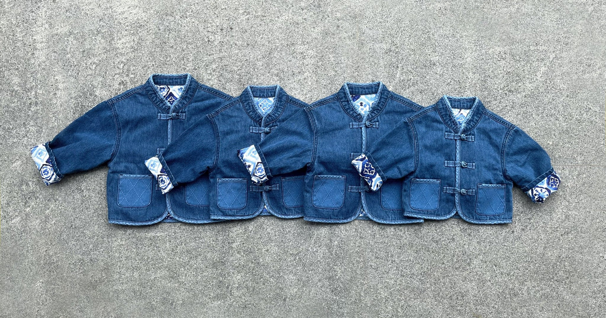 小童款【KIDS】Washed Indigo Kendo KF Jacket - Full House Denim & Workshop