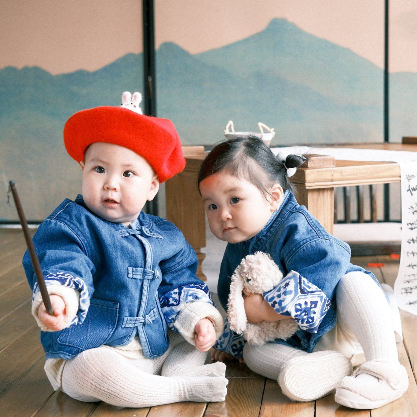 小童款【KIDS】Washed Indigo Kendo KF Jacket - Full House Denim & Workshop