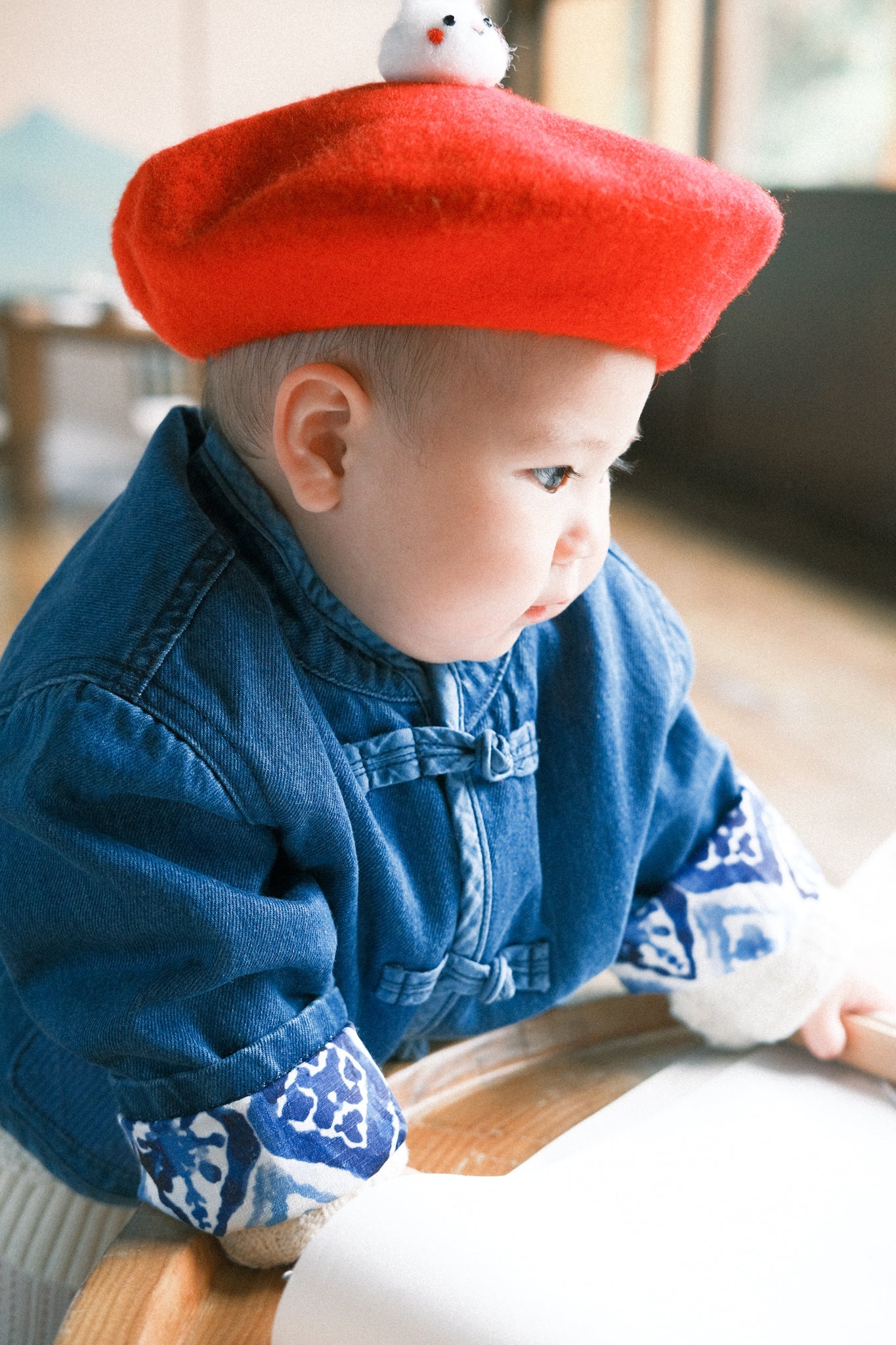 小童款【KIDS】Washed Indigo Kendo KF Jacket - Full House Denim & Workshop