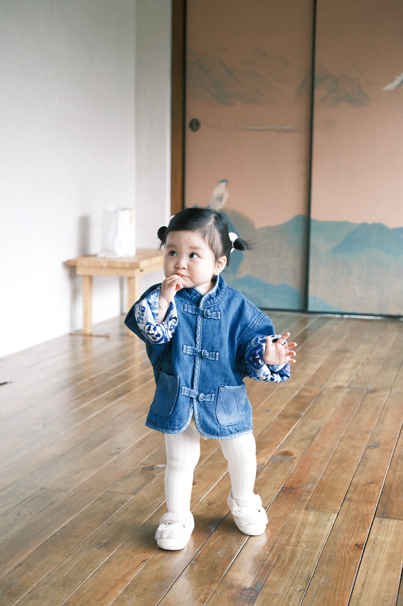 小童款【KIDS】Washed Indigo Kendo KF Jacket - Full House Denim & Workshop