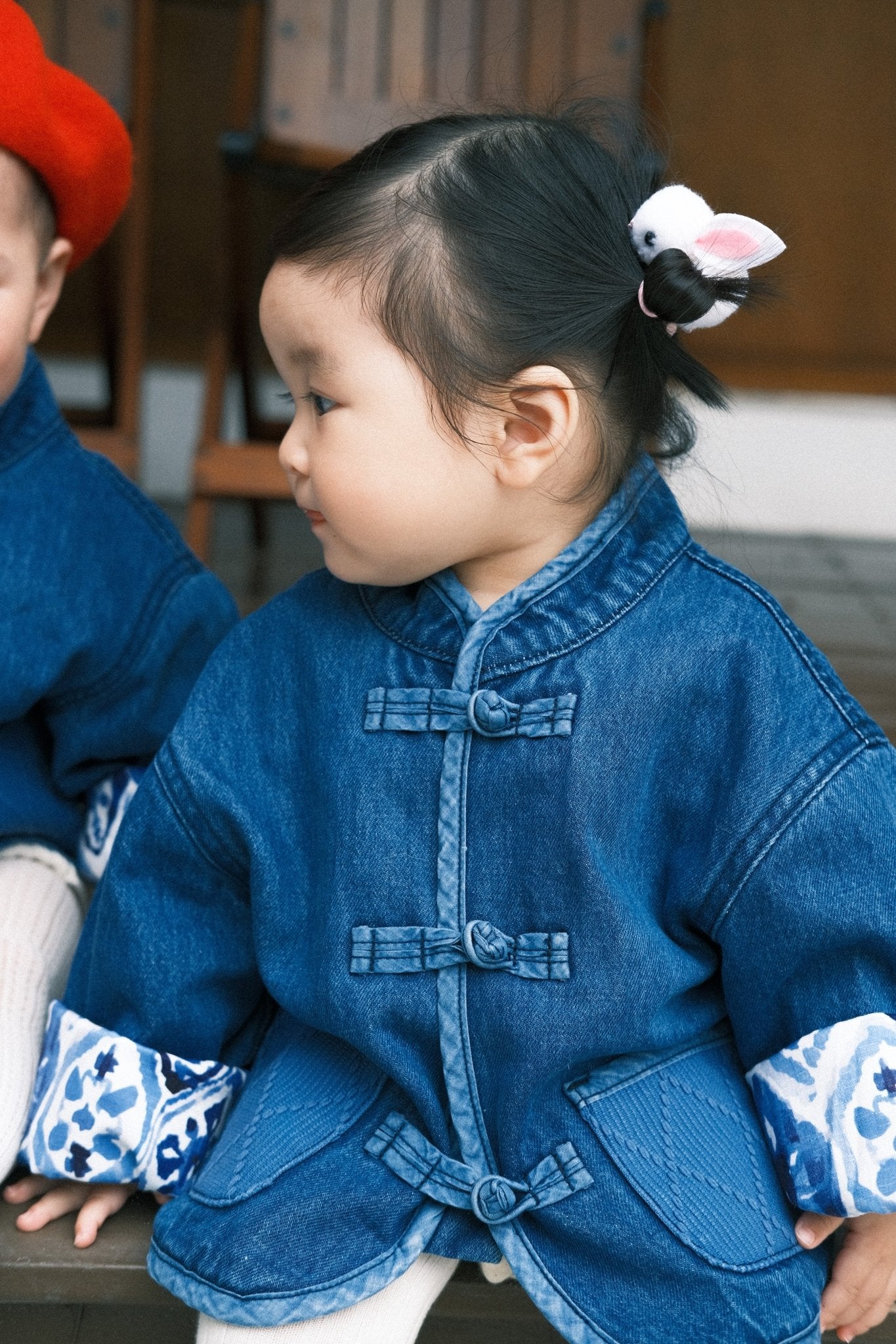 小童款【KIDS】Washed Indigo Kendo KF Jacket - Full House Denim & Workshop