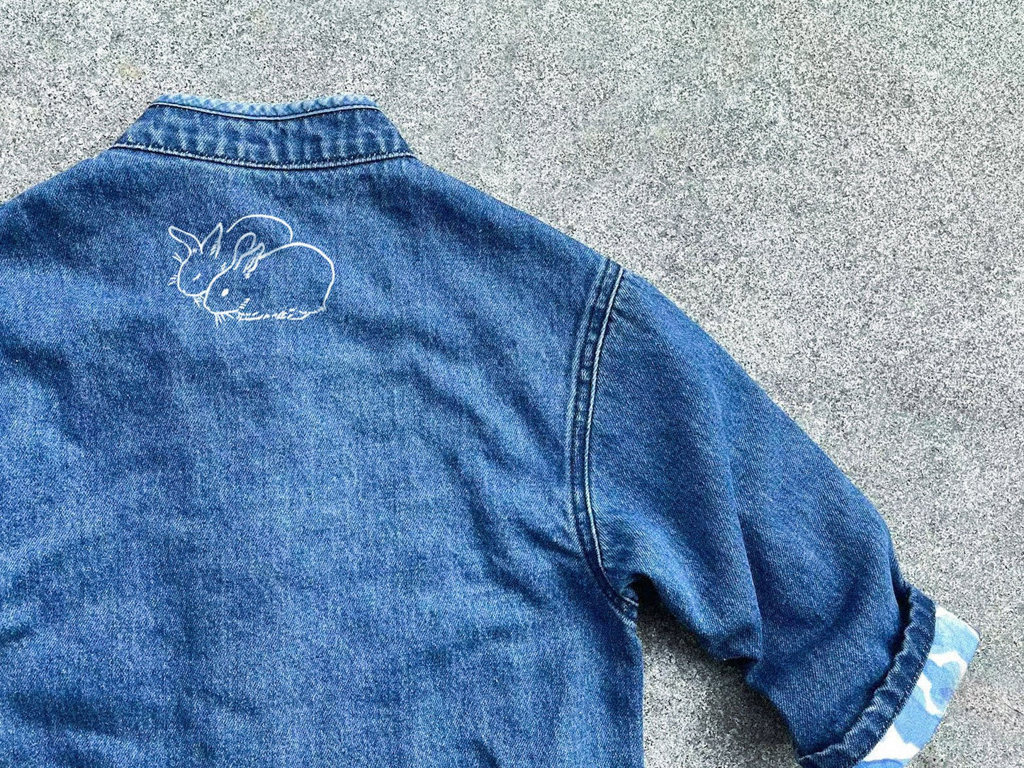 小童款【KIDS】Washed Indigo Kendo KF Jacket - Full House Denim & Workshop