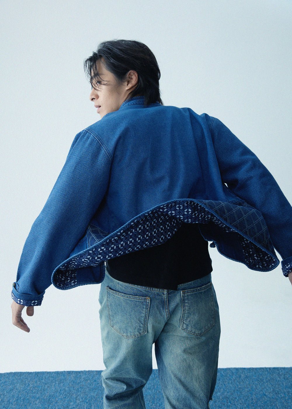 【紺碧瑠璃】Konpeki Kendo KF Jacket 男女同款 - Full House Denim & Workshop