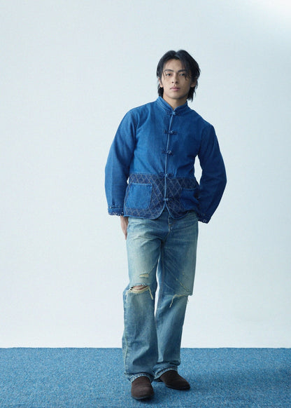 【紺碧瑠璃】Konpeki Kendo KF Jacket 男女同款 - Full House Denim & Workshop