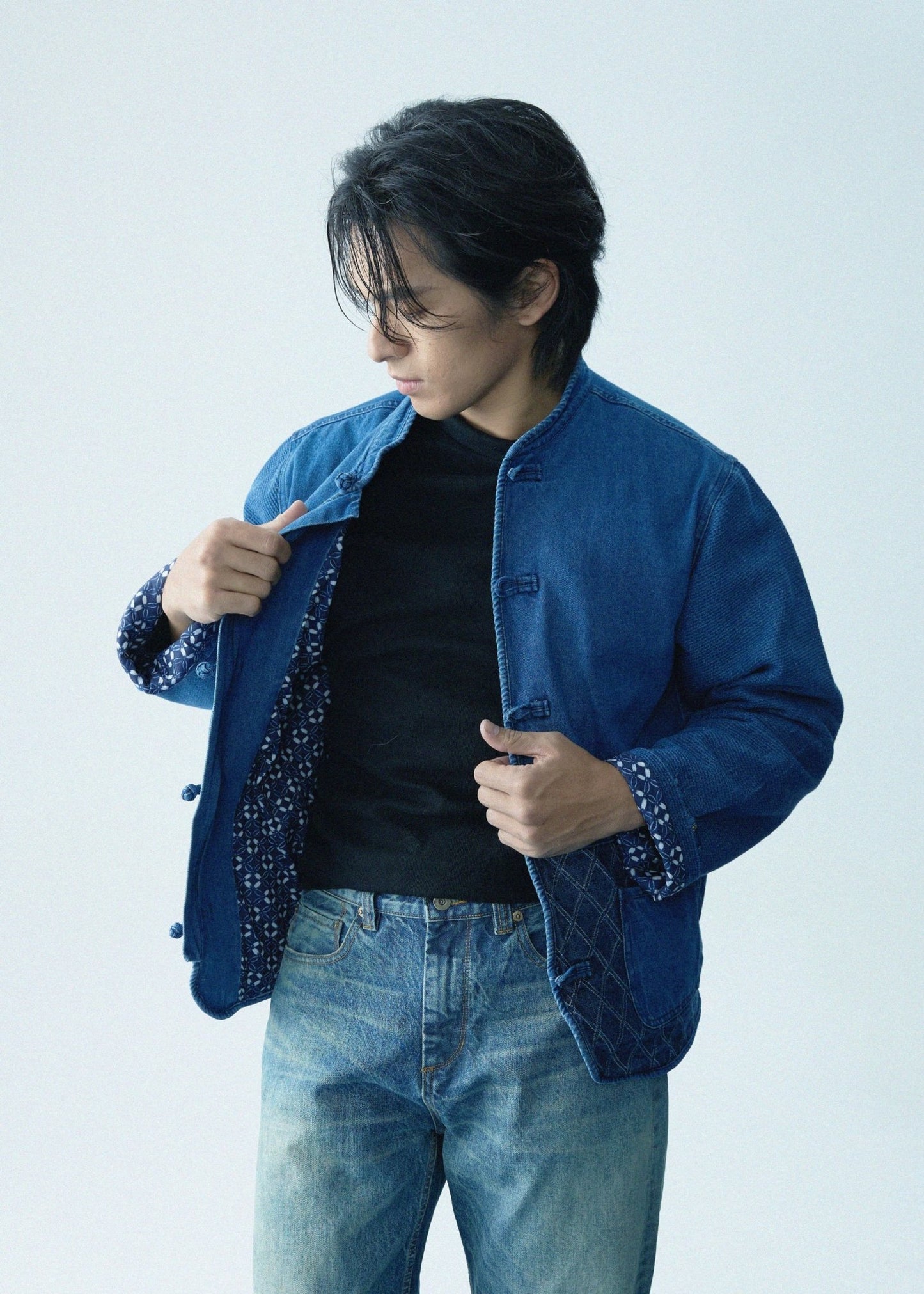 【紺碧瑠璃】Konpeki Kendo KF Jacket 男女同款 - Full House Denim & Workshop