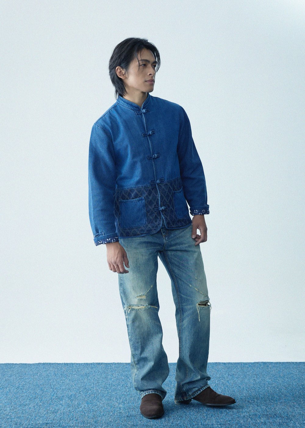 【紺碧瑠璃】Konpeki Kendo KF Jacket 男女同款 - Full House Denim & Workshop