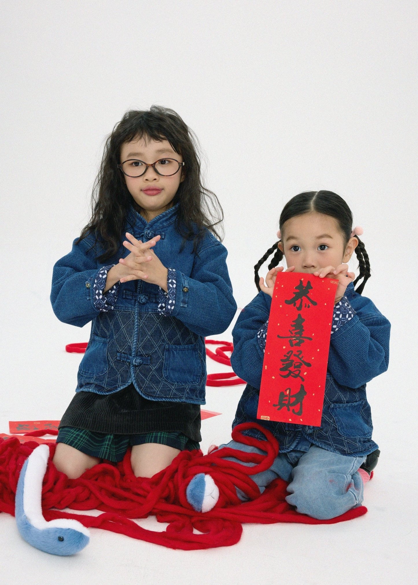 小童款【紺碧瑠璃】Konpeki Kendo KF Kids Jacket - Full House Denim & Workshop