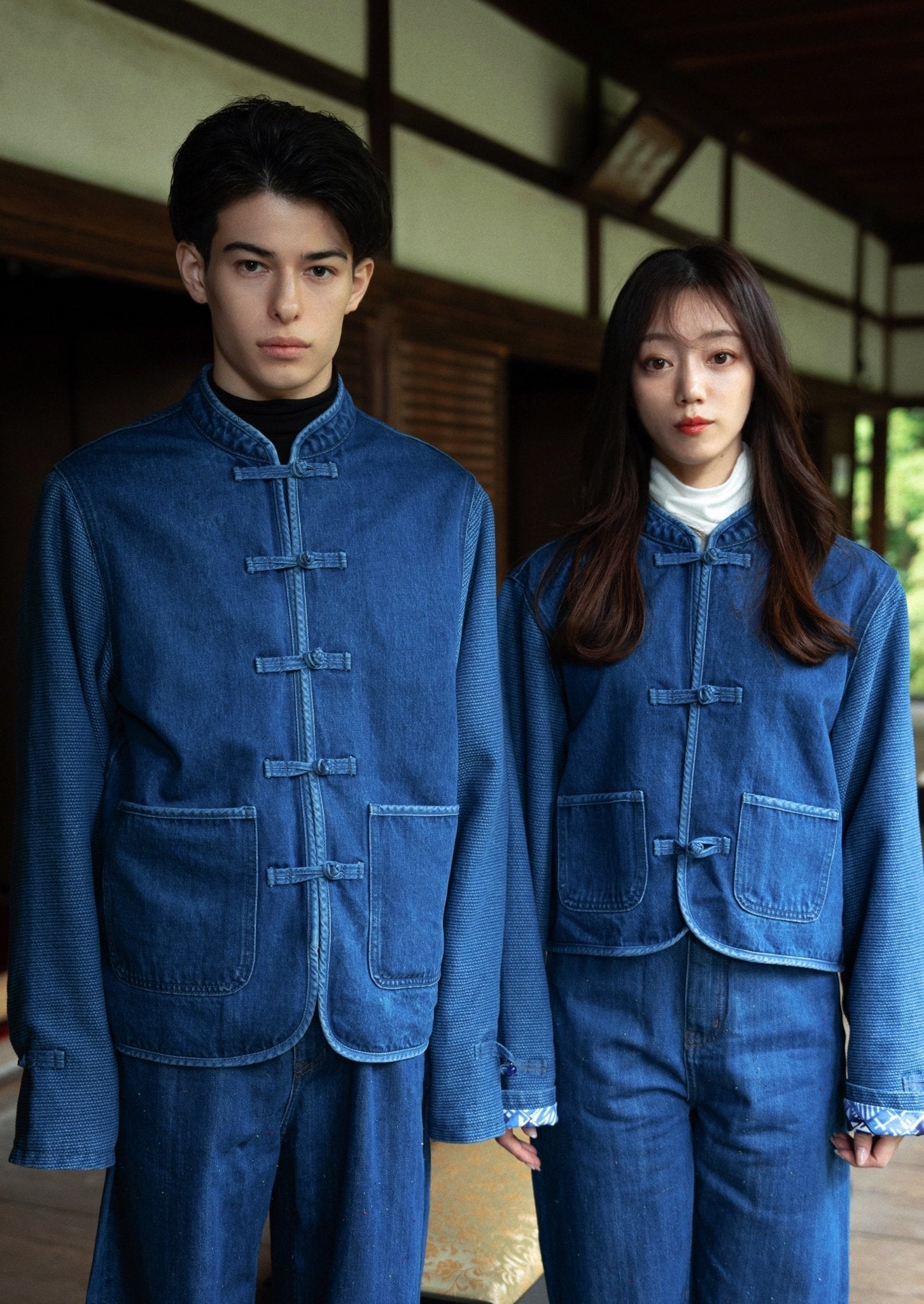 Lazurite Washed Denim KF Jacket【男女同款】 - Full House Denim & Workshop