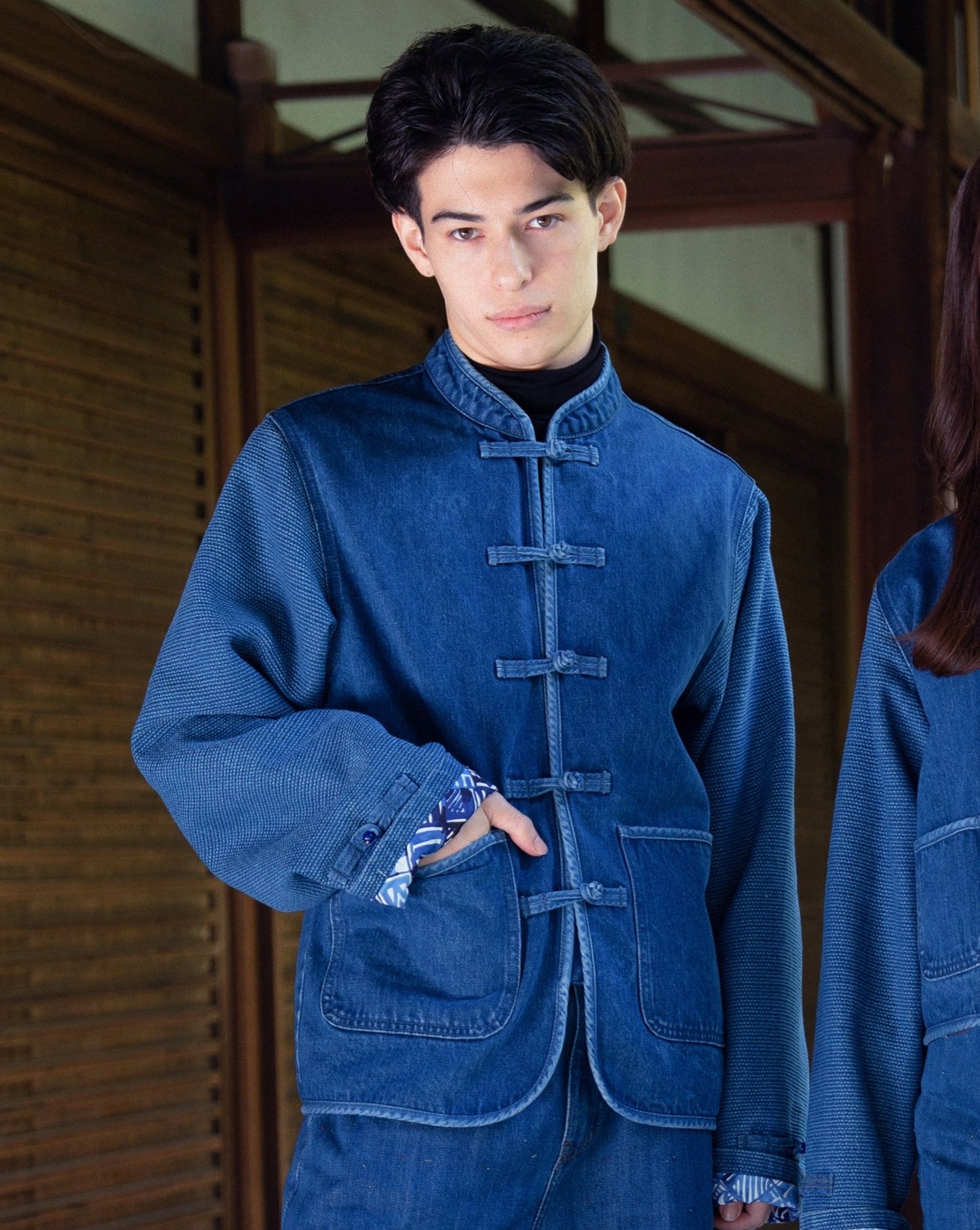 Lazurite Washed Denim KF Jacket【男女同款】 - Full House Denim & Workshop