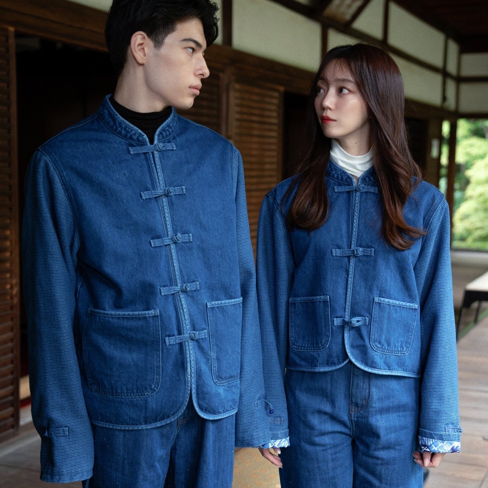 Lazurite Washed Denim KF Jacket【男女同款】 - Full House Denim & Workshop