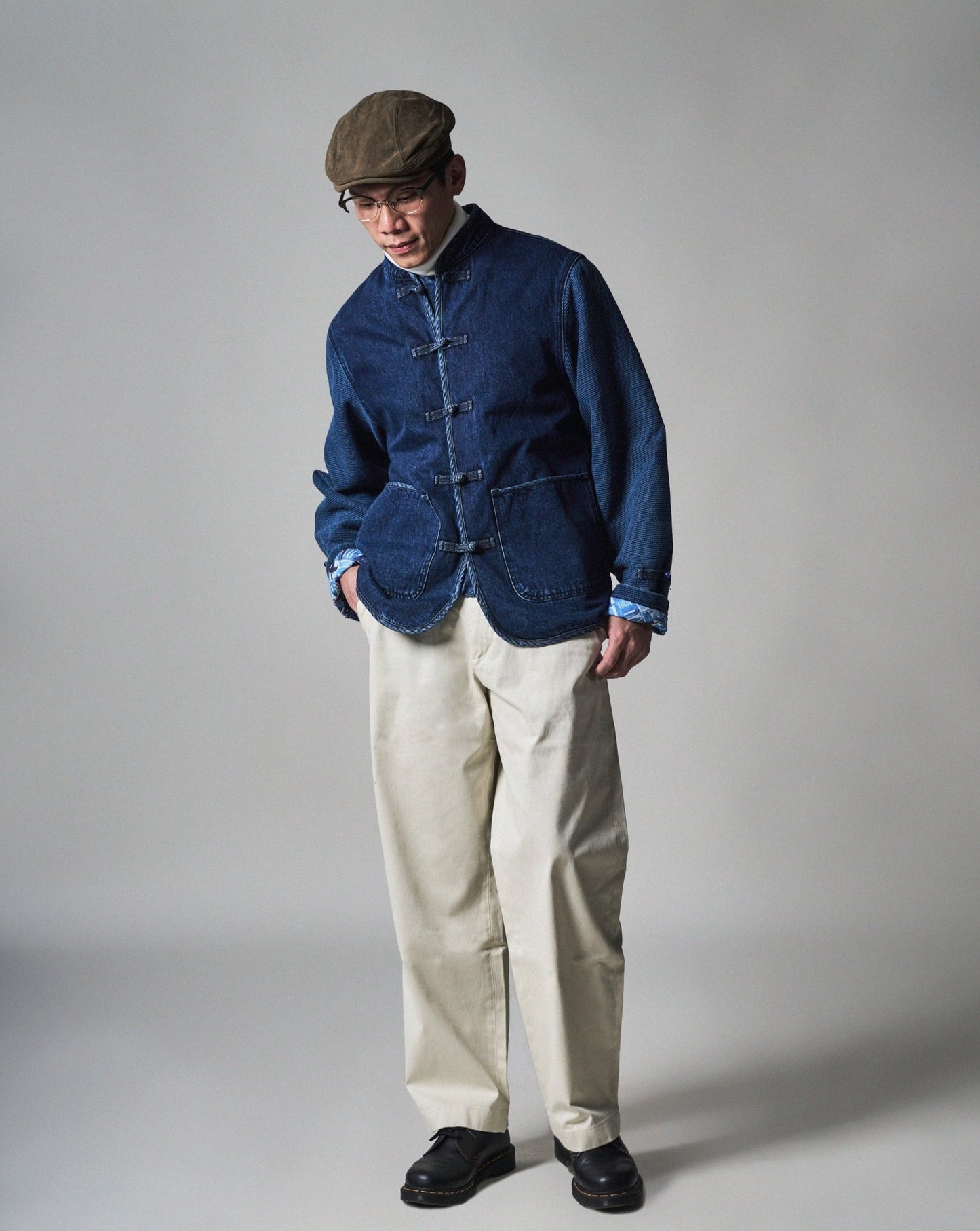 Lazurite Washed Denim KF Jacket【男女同款】 - Full House Denim & Workshop