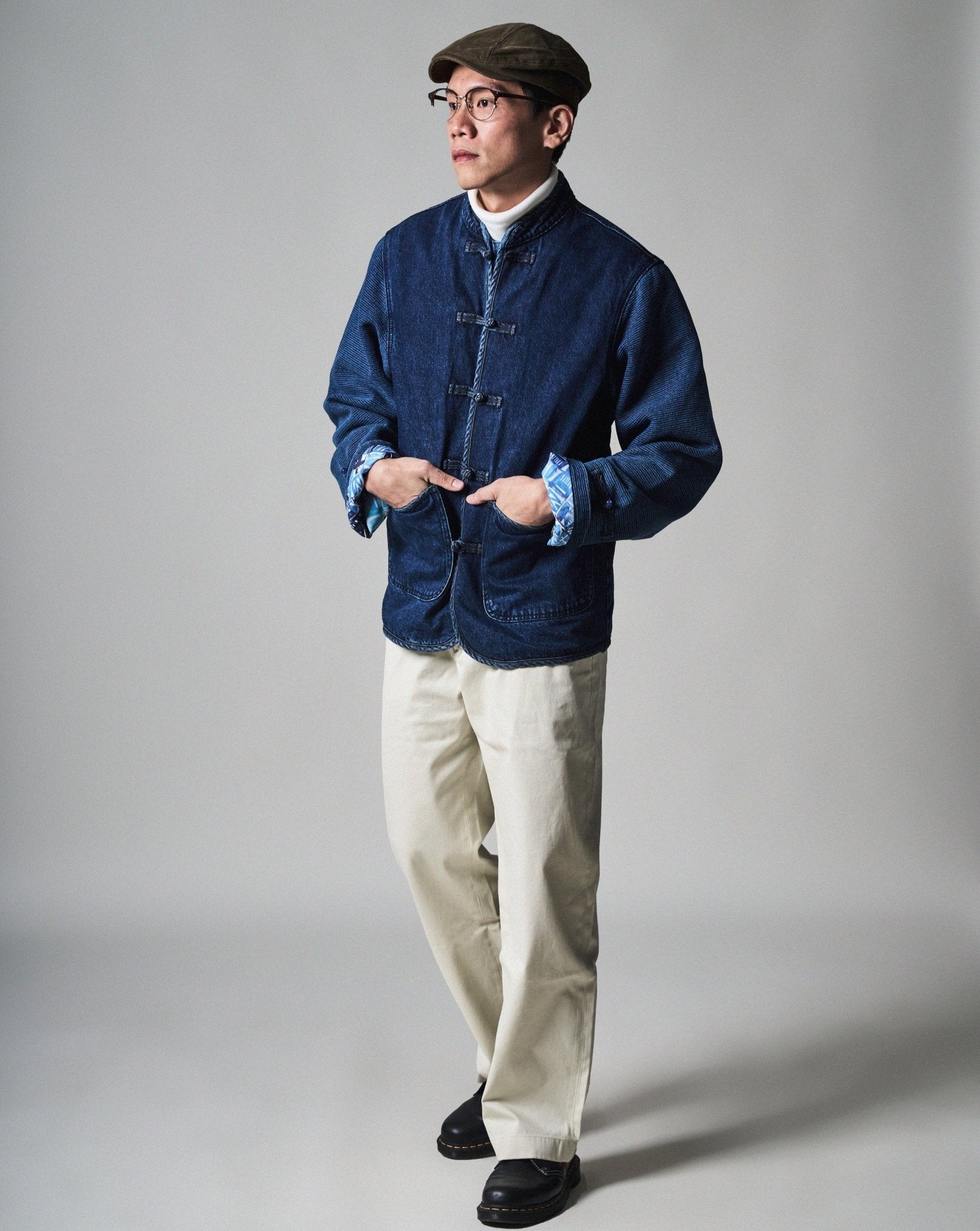 Lazurite Washed Denim KF Jacket【男女同款】 - Full House Denim & Workshop