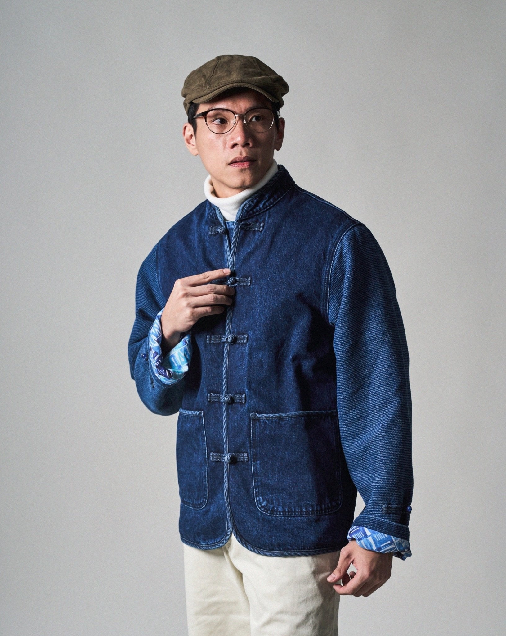 Lazurite Washed Denim KF Jacket【男女同款】 - Full House Denim & Workshop