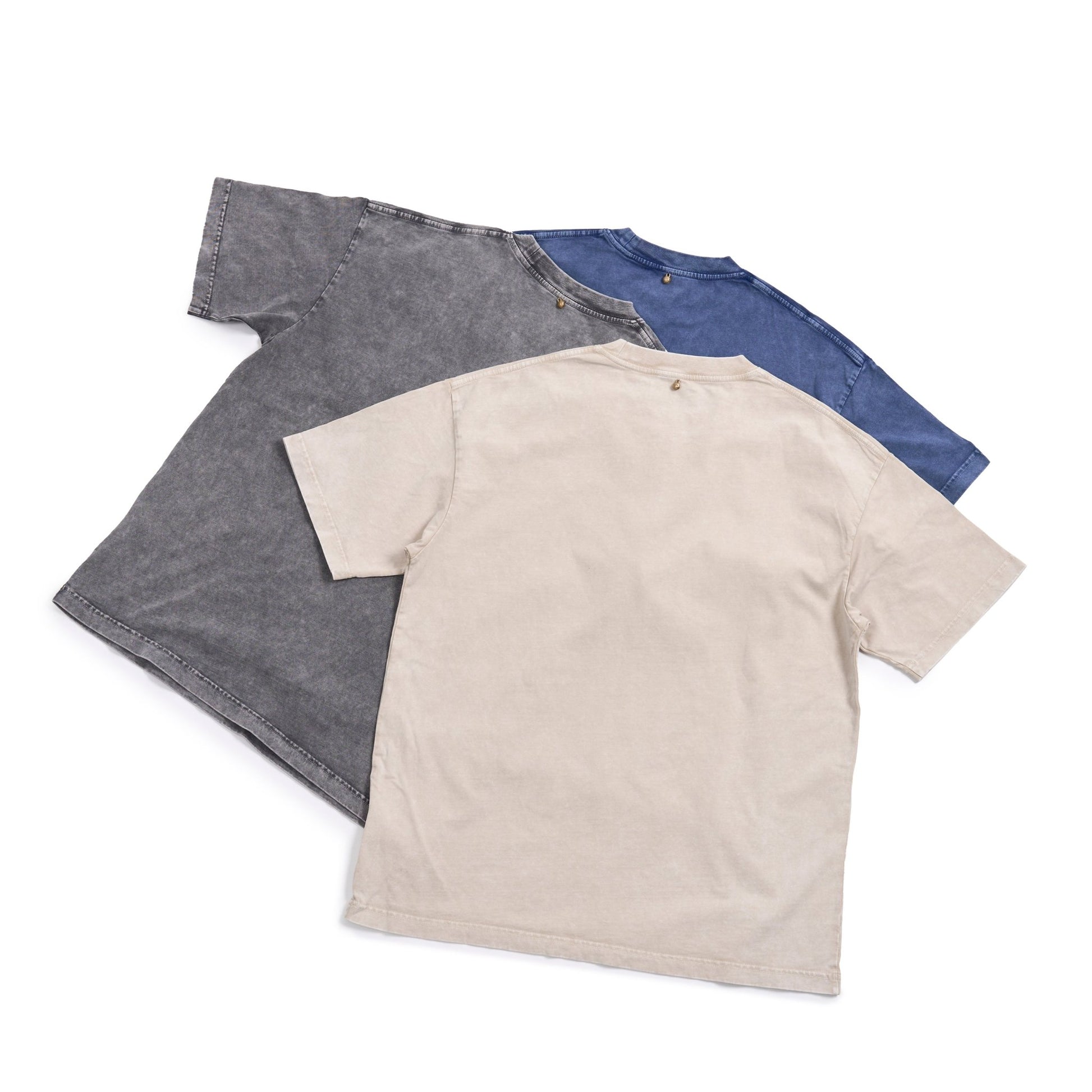 【Limited Edition】限定款 Stone Washed Oversize T-Shirt【狸奴】 - Full House Denim & Workshop