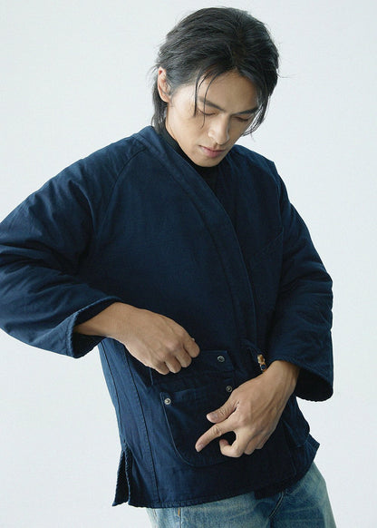 【Limited Edition】Wealth Serpent Embroidery Double Sided Haori【玉京子】 - Full House Denim & Workshop