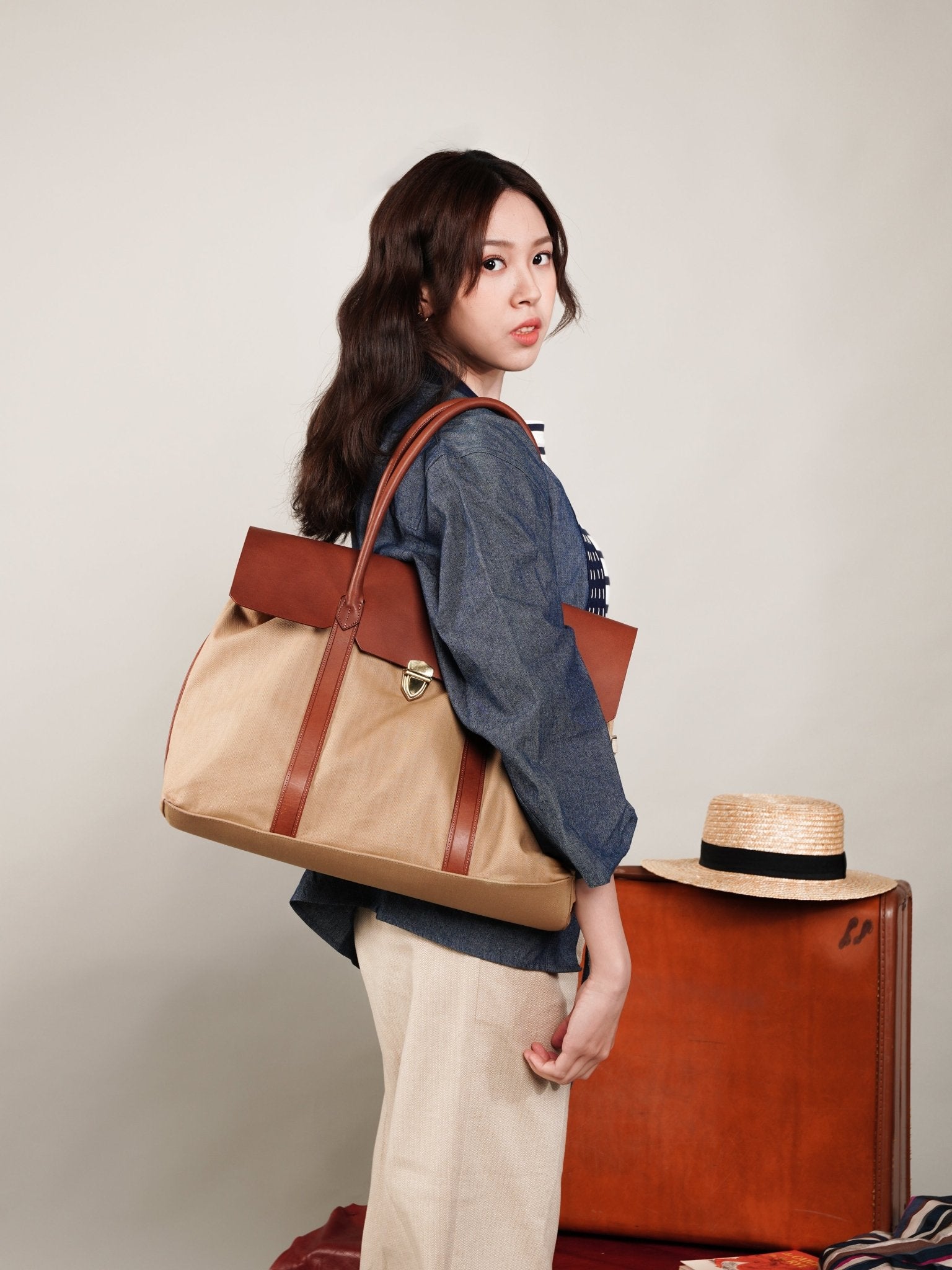 【感謝支持 已全數售罄】 Made In Eden x FHDW - HBT Herringbone Twill Bag - Full House Denim & Workshop