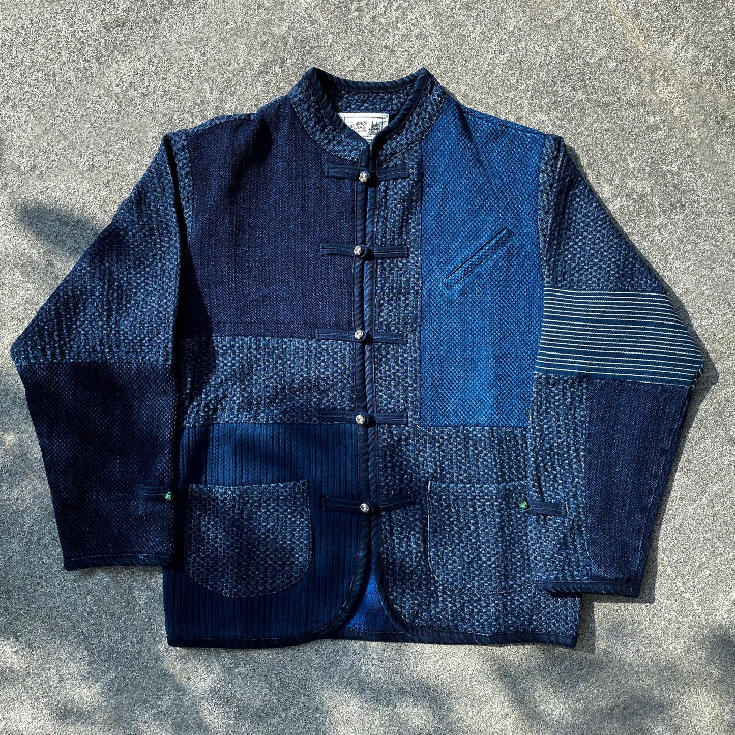 【十週年限定款】 Multi - texture Patchwork KF Jacket - Full House Denim & Workshop