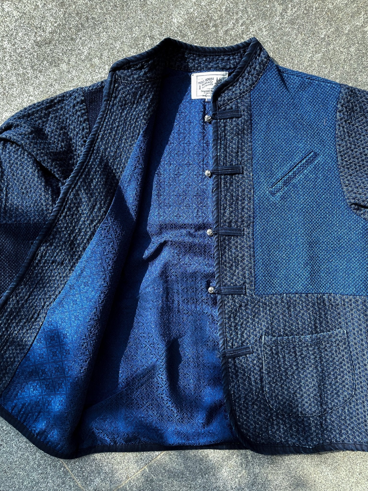 【十週年限定款】 Multi - texture Patchwork KF Jacket - Full House Denim & Workshop