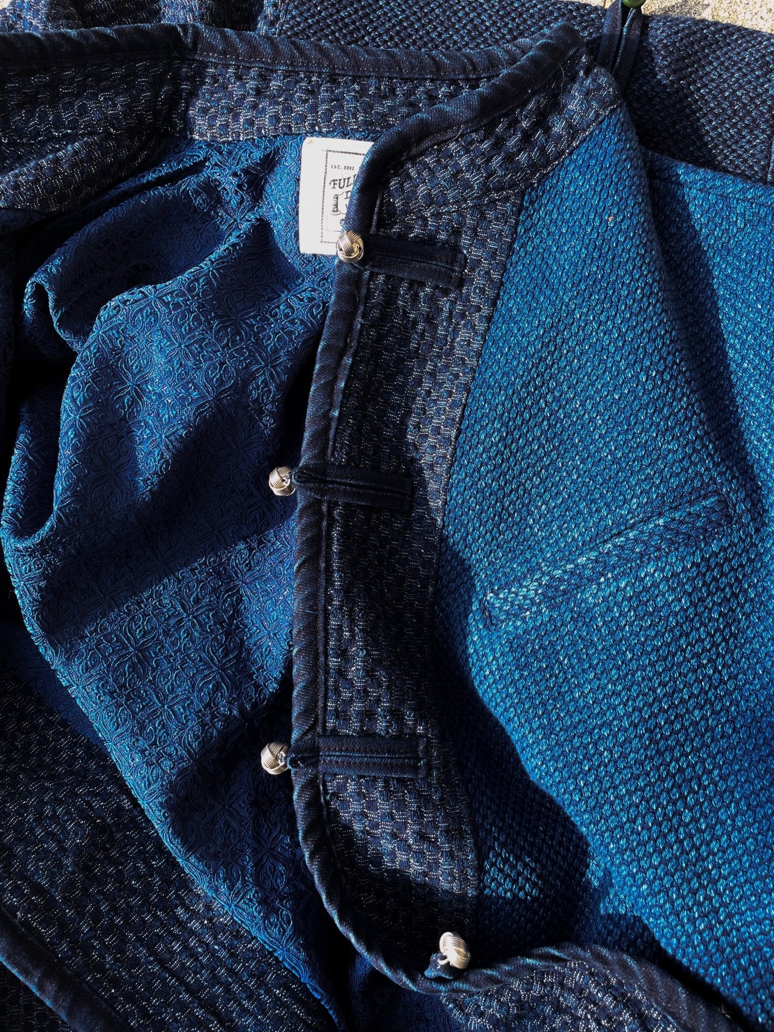 【十週年限定款】 Multi - texture Patchwork KF Jacket - Full House Denim & Workshop