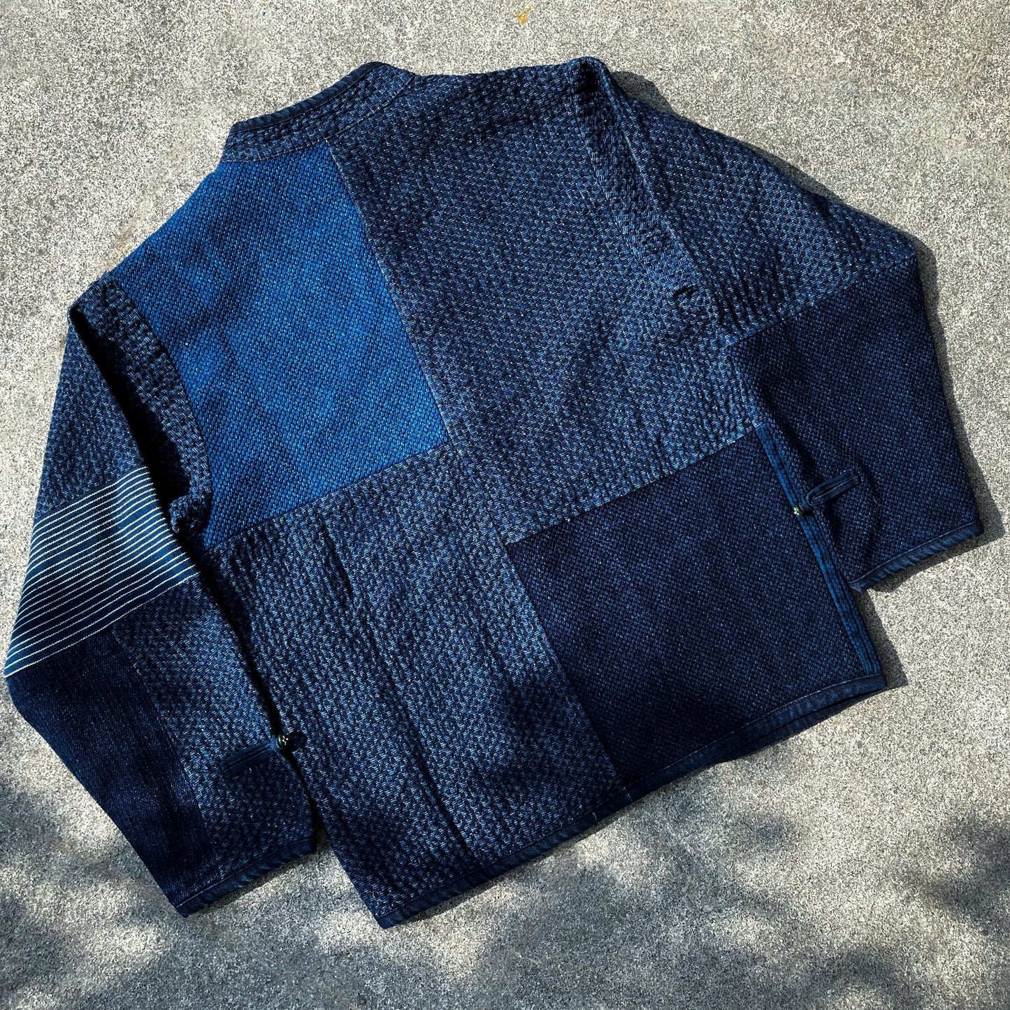 【十週年限定款】 Multi - texture Patchwork KF Jacket - Full House Denim & Workshop